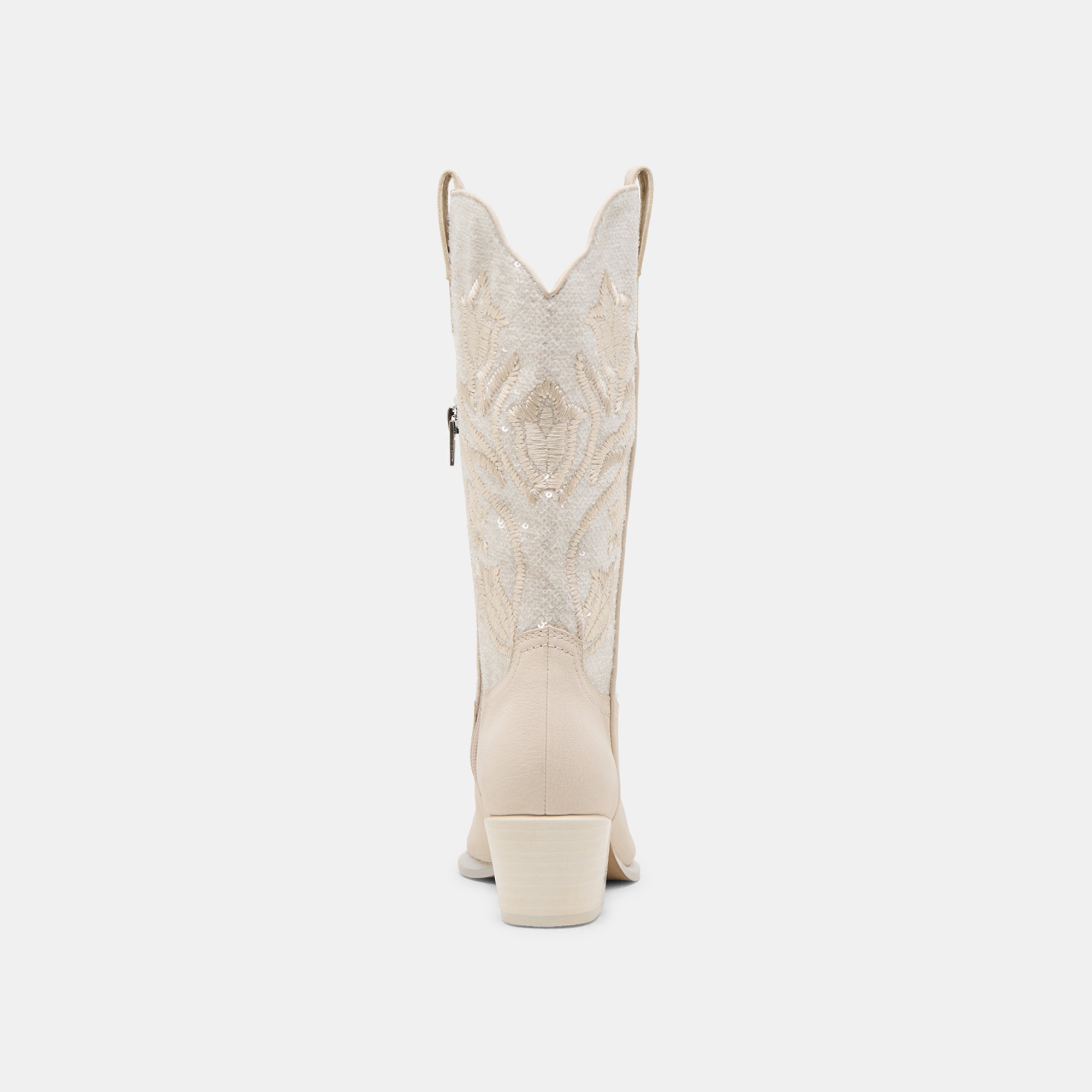 VORAH PEARL BOOTS CREME SEQUIN