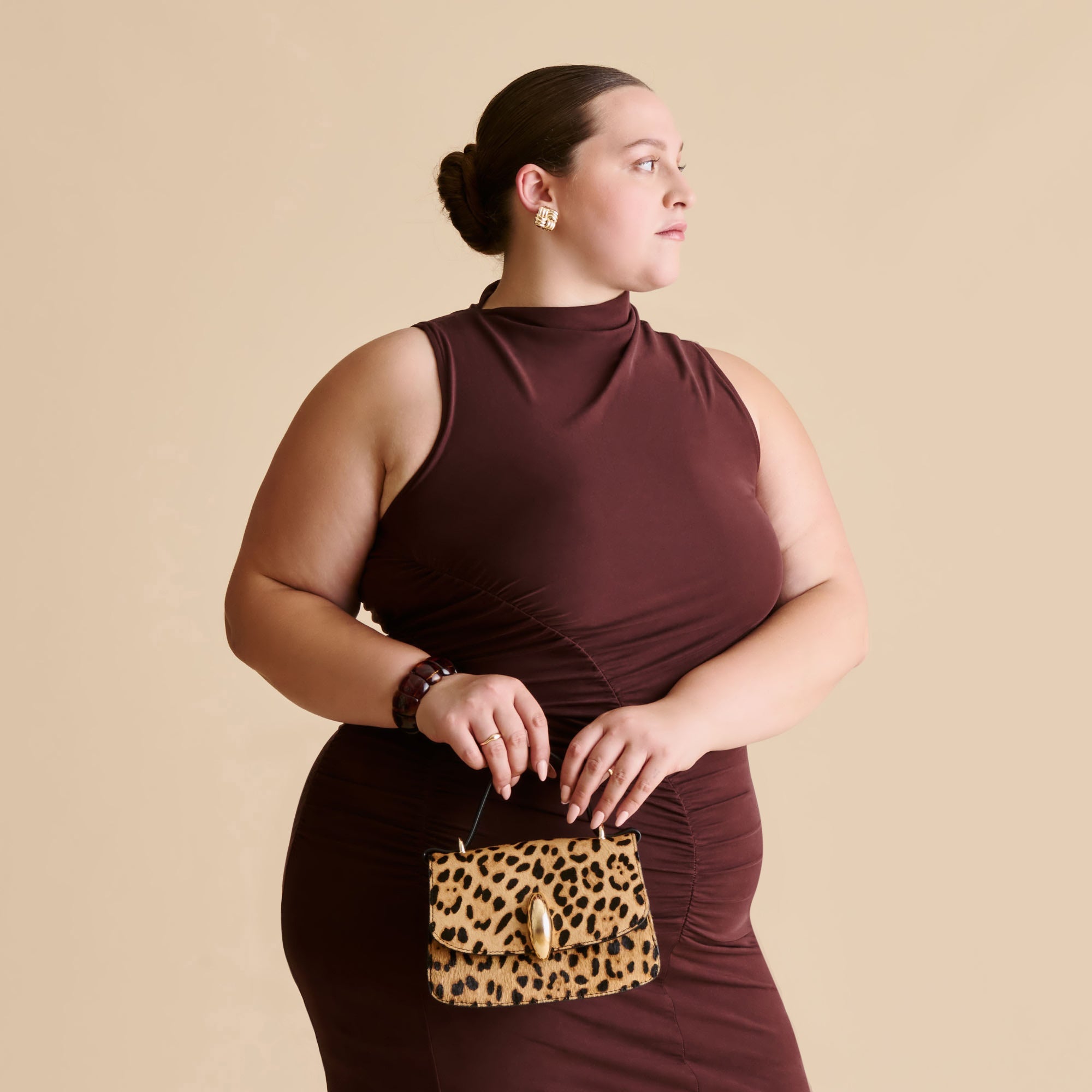 LUCIA CROSSBODY LEOPARD CALF HAIR