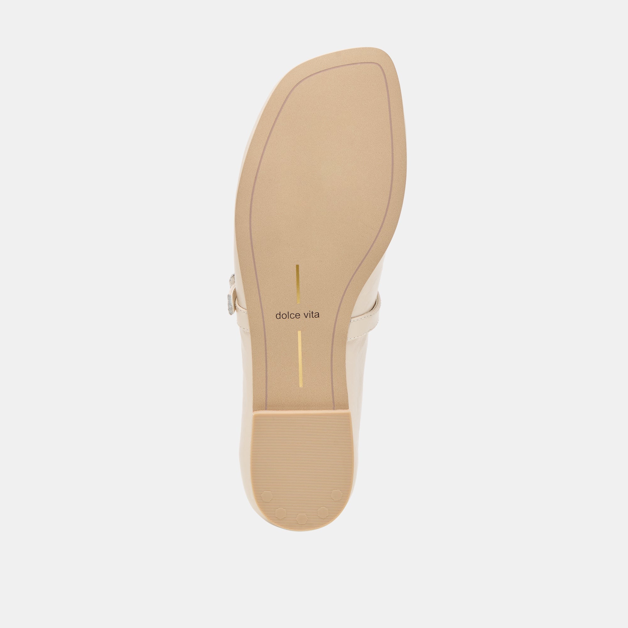 ALIZZA BALLET FLATS CREME CRINKLE PATENT