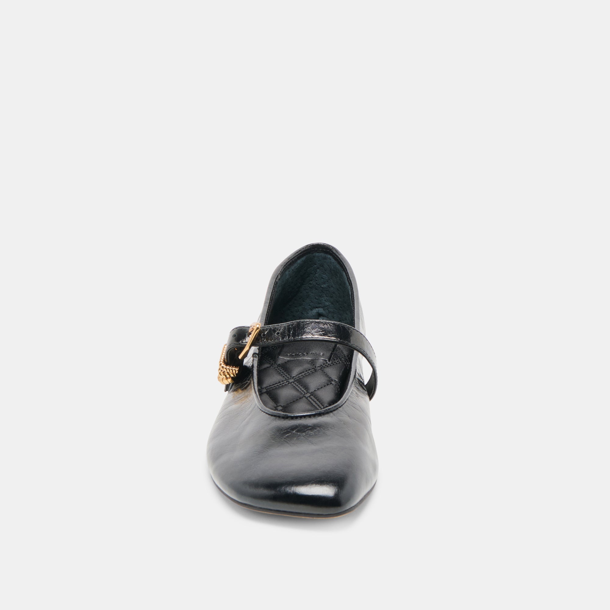 ALIZZA BALLET FLATS MIDNIGHT CRINKLE PATENT