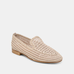 ARMOND FLATS BONE WOVEN LEATHER
