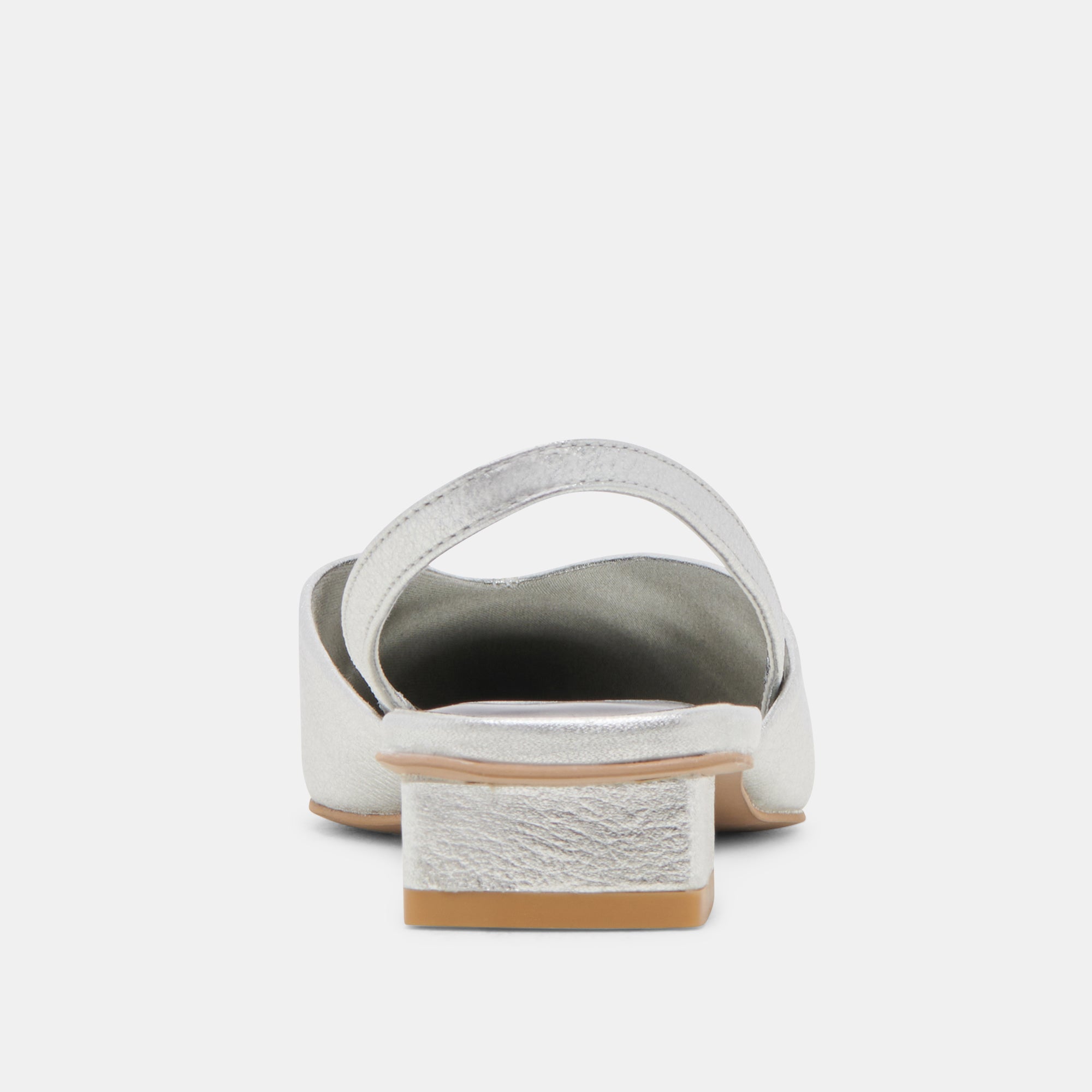 BYANCA FLATS SILVER DISTRESSED LEATHER - re:vita