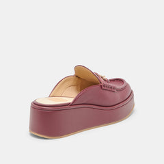 DORREL LOAFERS MAROON LEATHER