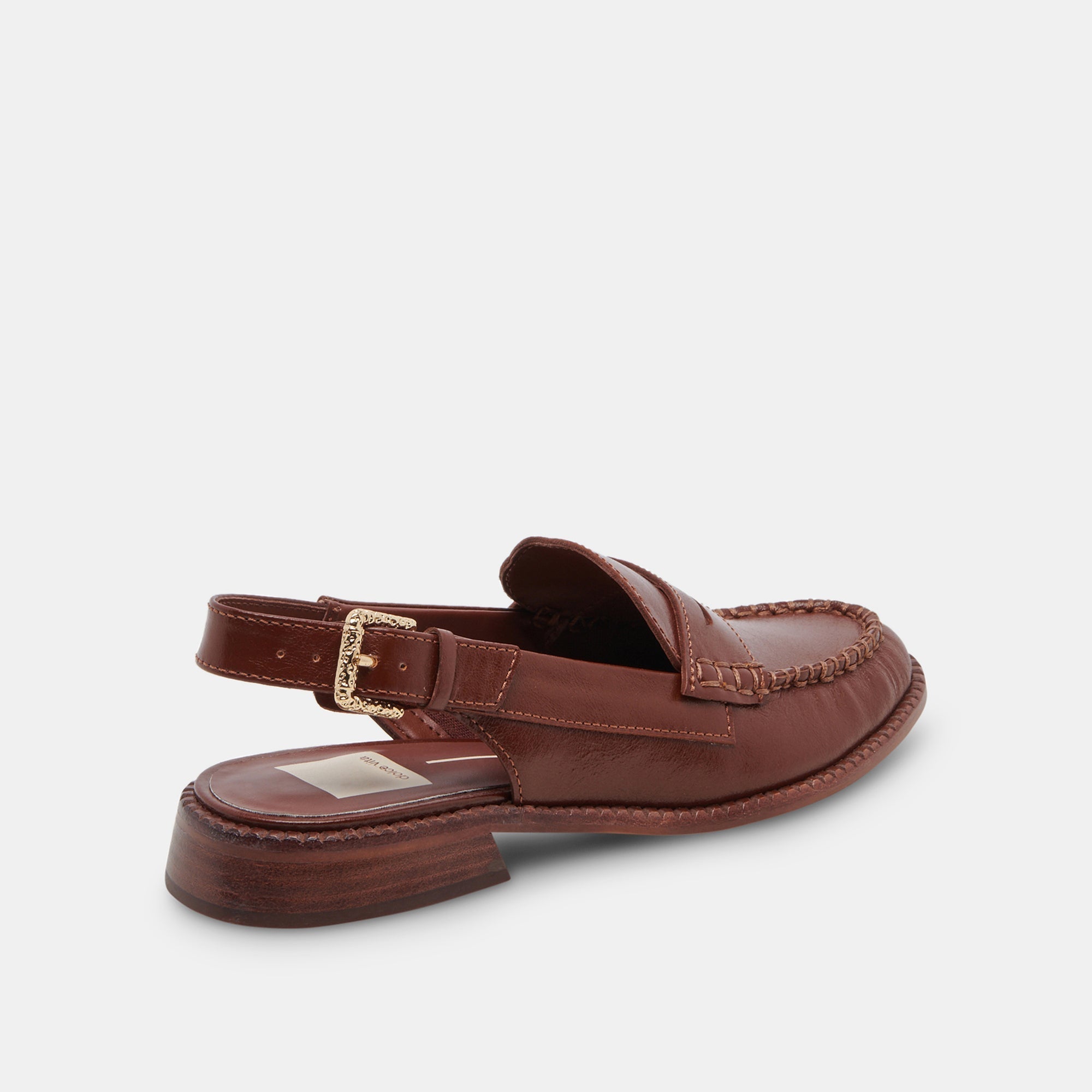 HARDI LOAFERS BROWN CRINKLE PATENT - re:vita