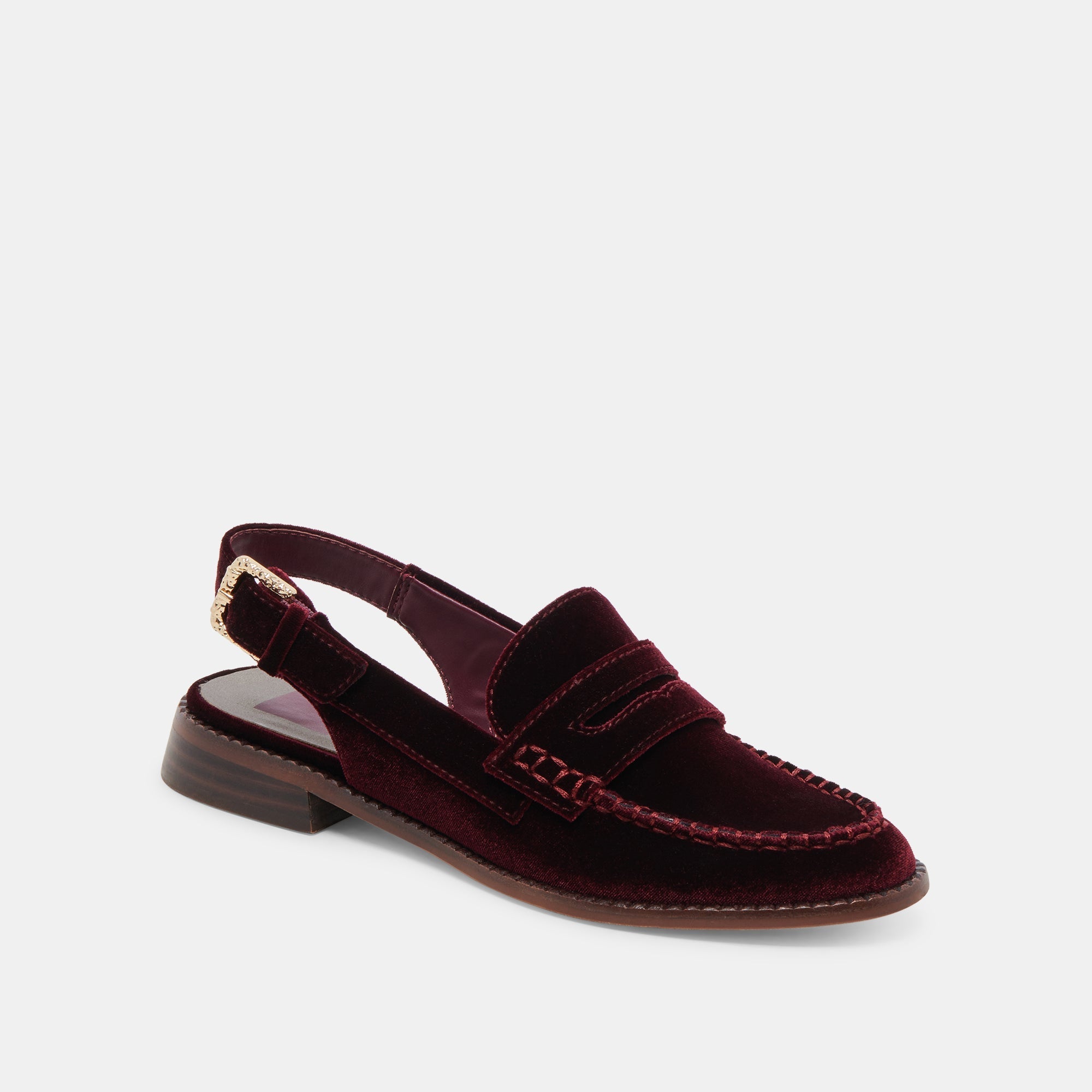 HARDI LOAFERS WINE VELVET - re:vita