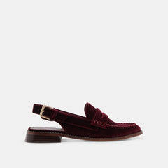 HARDI LOAFERS WINE VELVET - re:vita