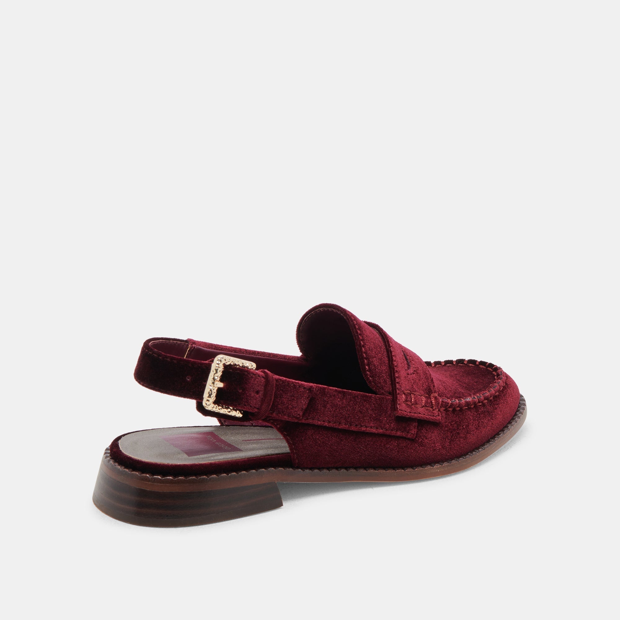 HARDI LOAFERS WINE VELVET - re:vita