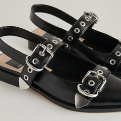 LABELL FLATS MIDNIGHT CRINKLE PATENT - re:vita