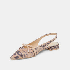 PAYGE FLATS LT LEOPARD SUEDE