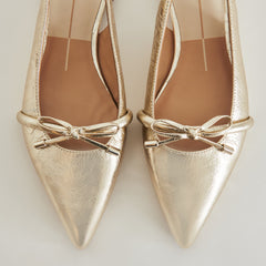 PAYGE FLATS PLATINUM DISTRESSED LEATHER