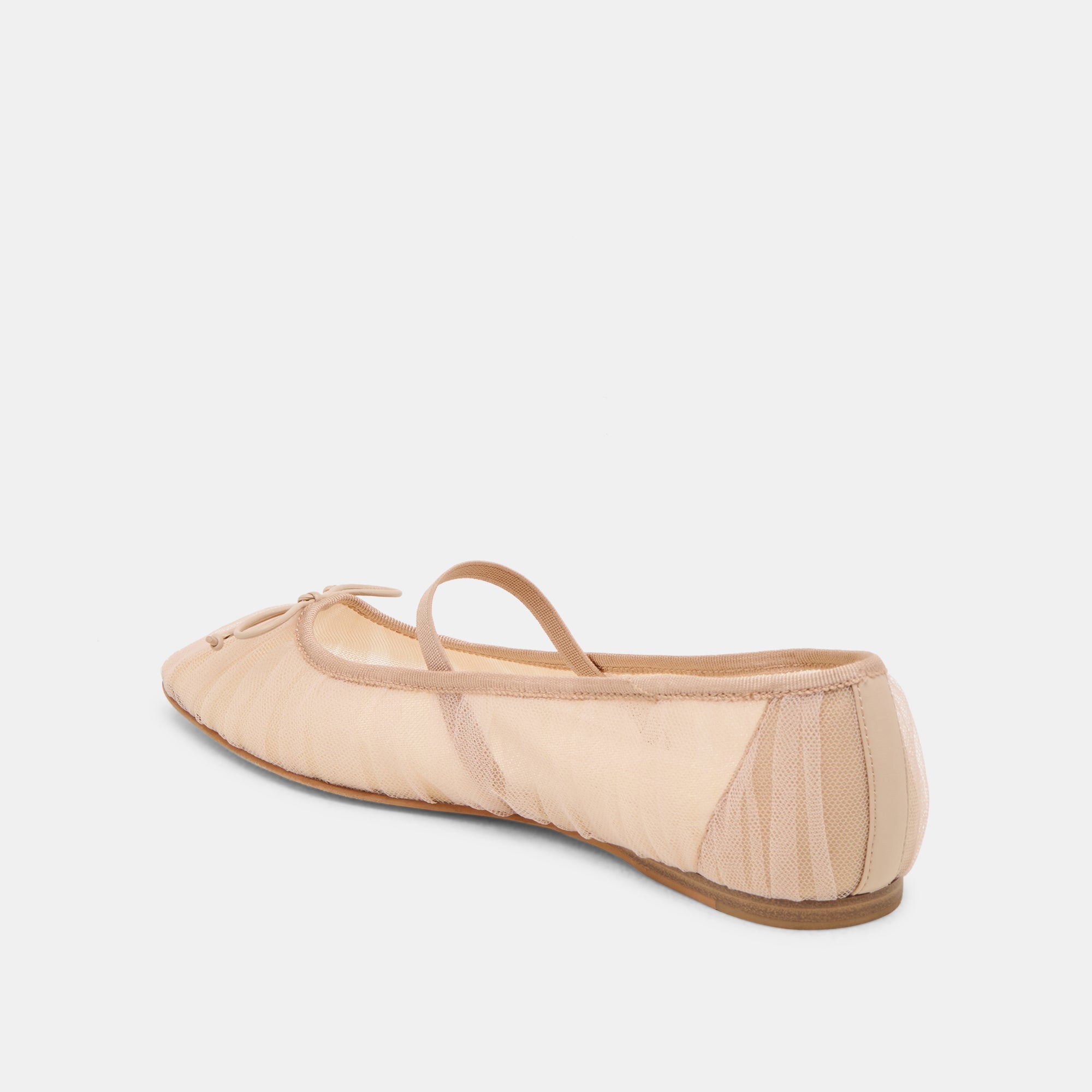 RAEVEN BALLET FLATS PRALINE TULLE