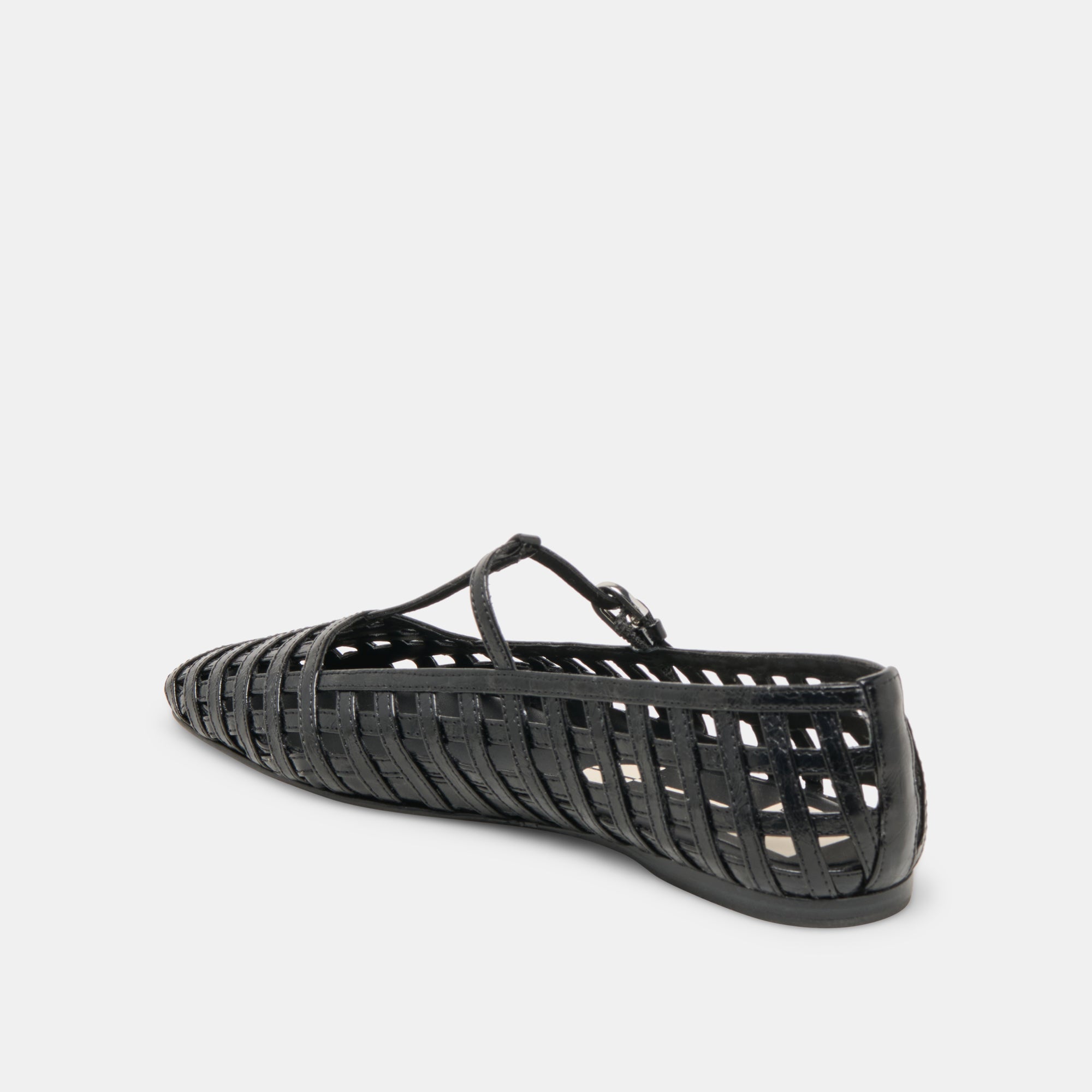 RAINS BALLET FLATS BLACK STELLA