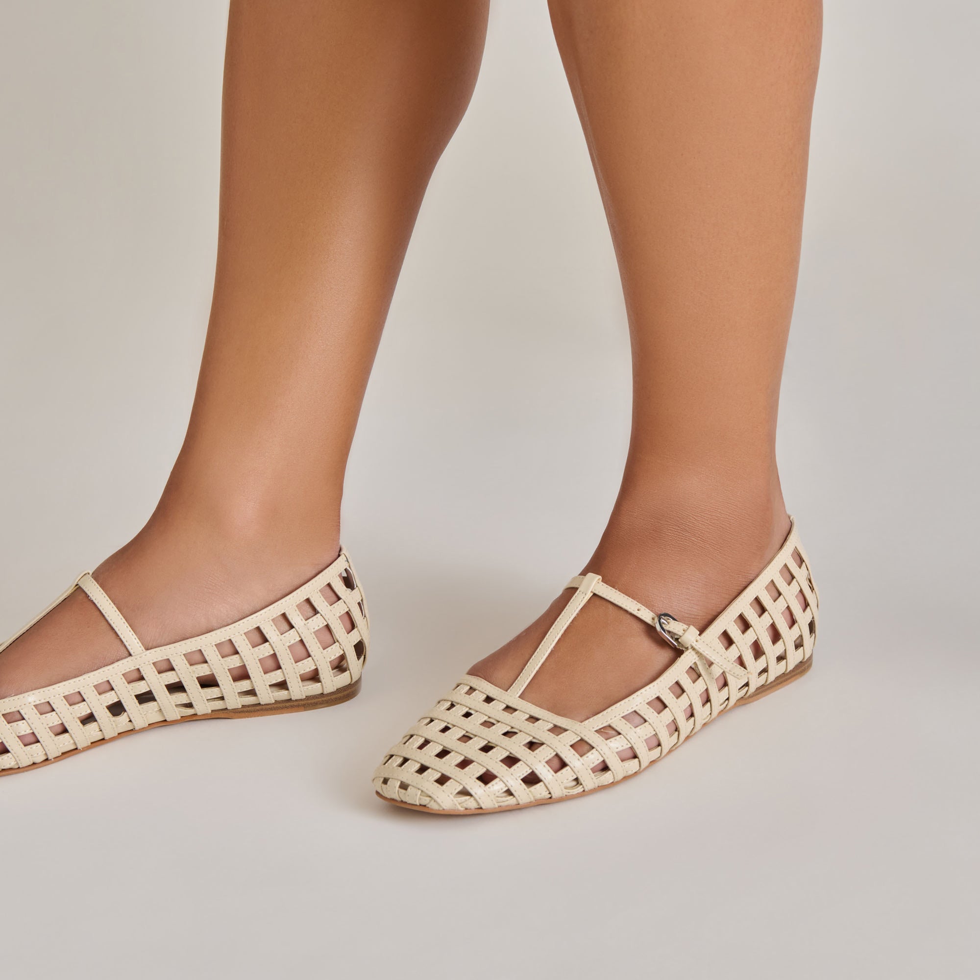 RAINS BALLET FLATS IVORY STELLA