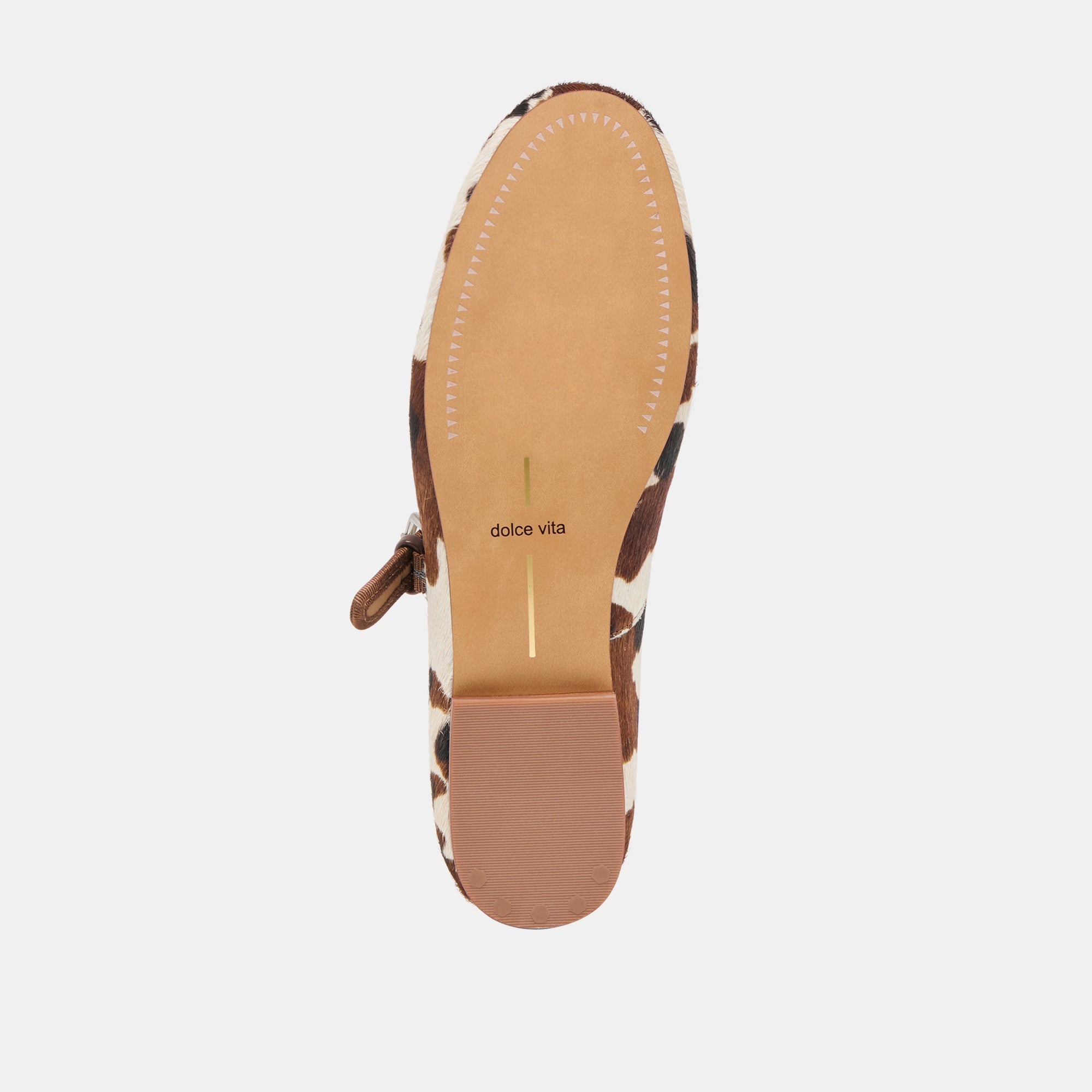 ROSLYN BALLET FLATS COCOA TAURUS CALF HAIR