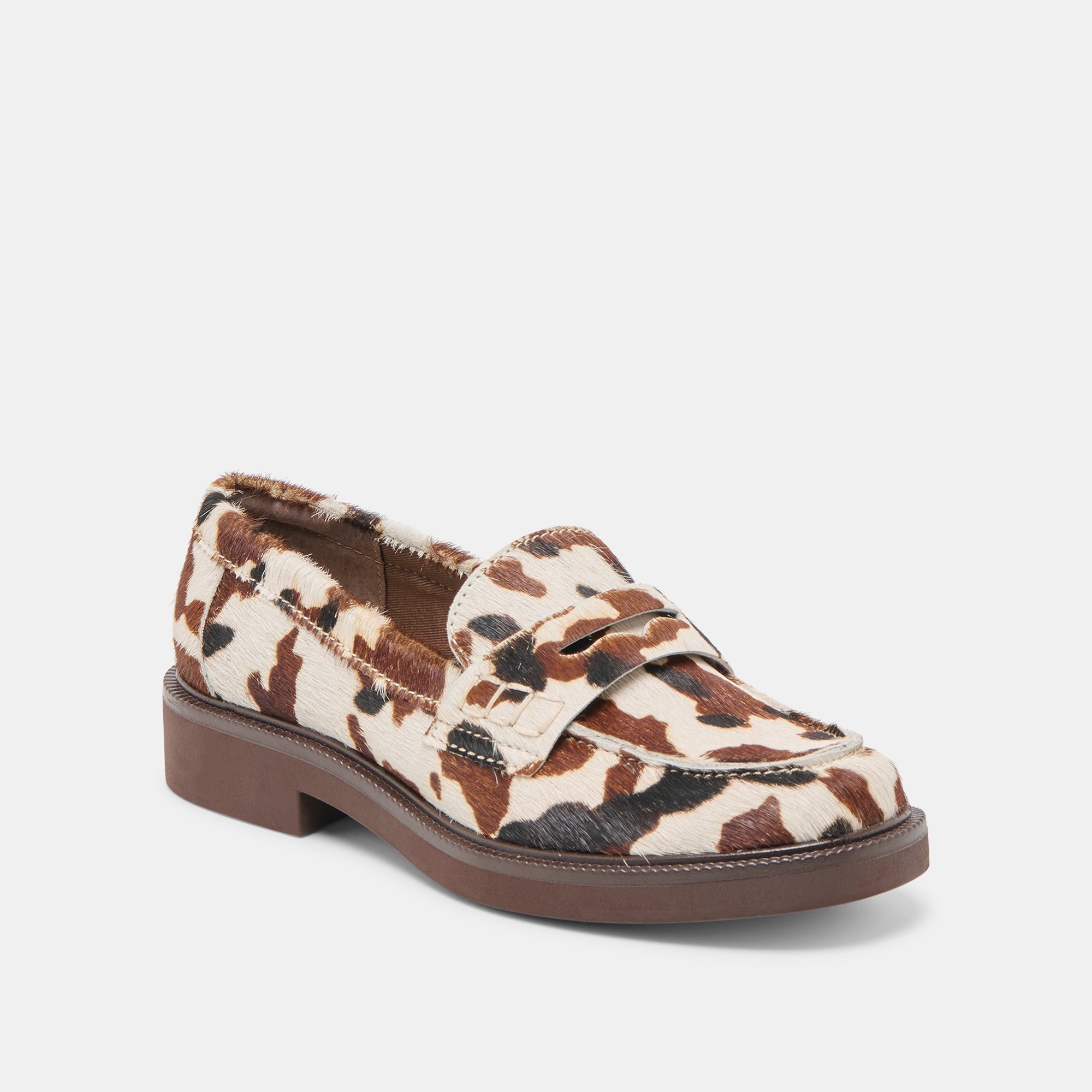TIGGY LOAFERS COCOA TAURUS CALF HAIR