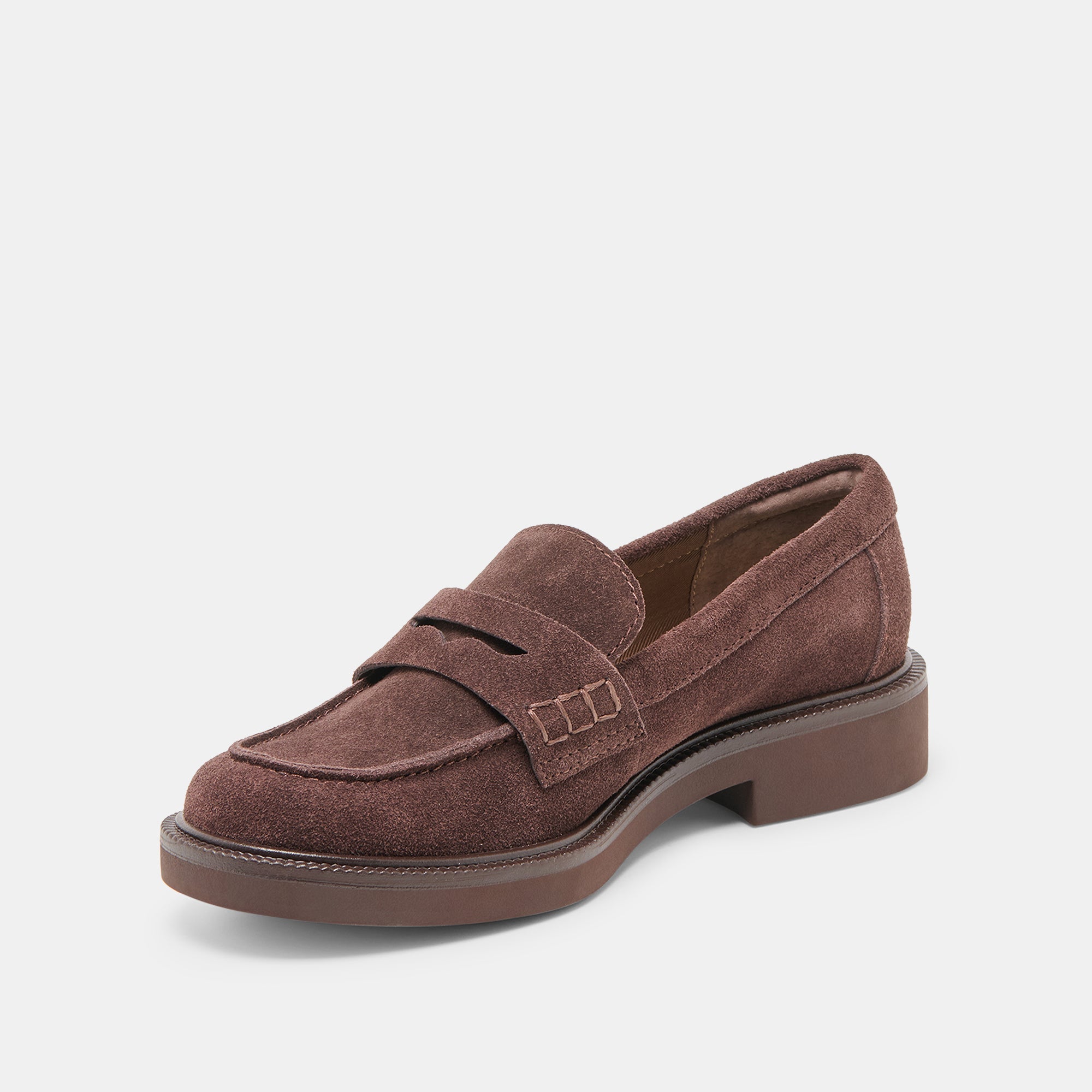 TIGGY LOAFERS MAHOGANY SUEDE