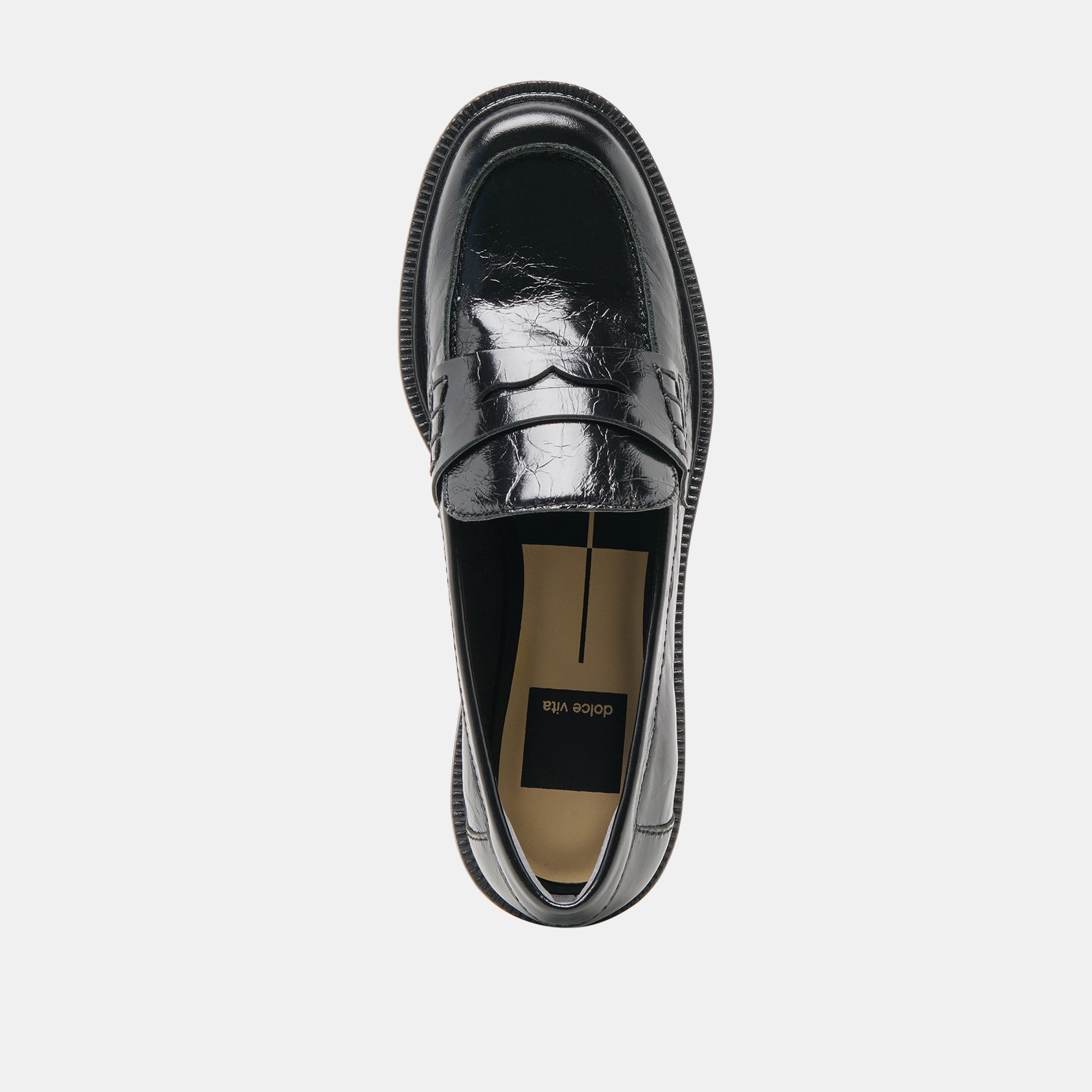 TIGGY LOAFERS MIDNIGHT CRINKLE PATENT
