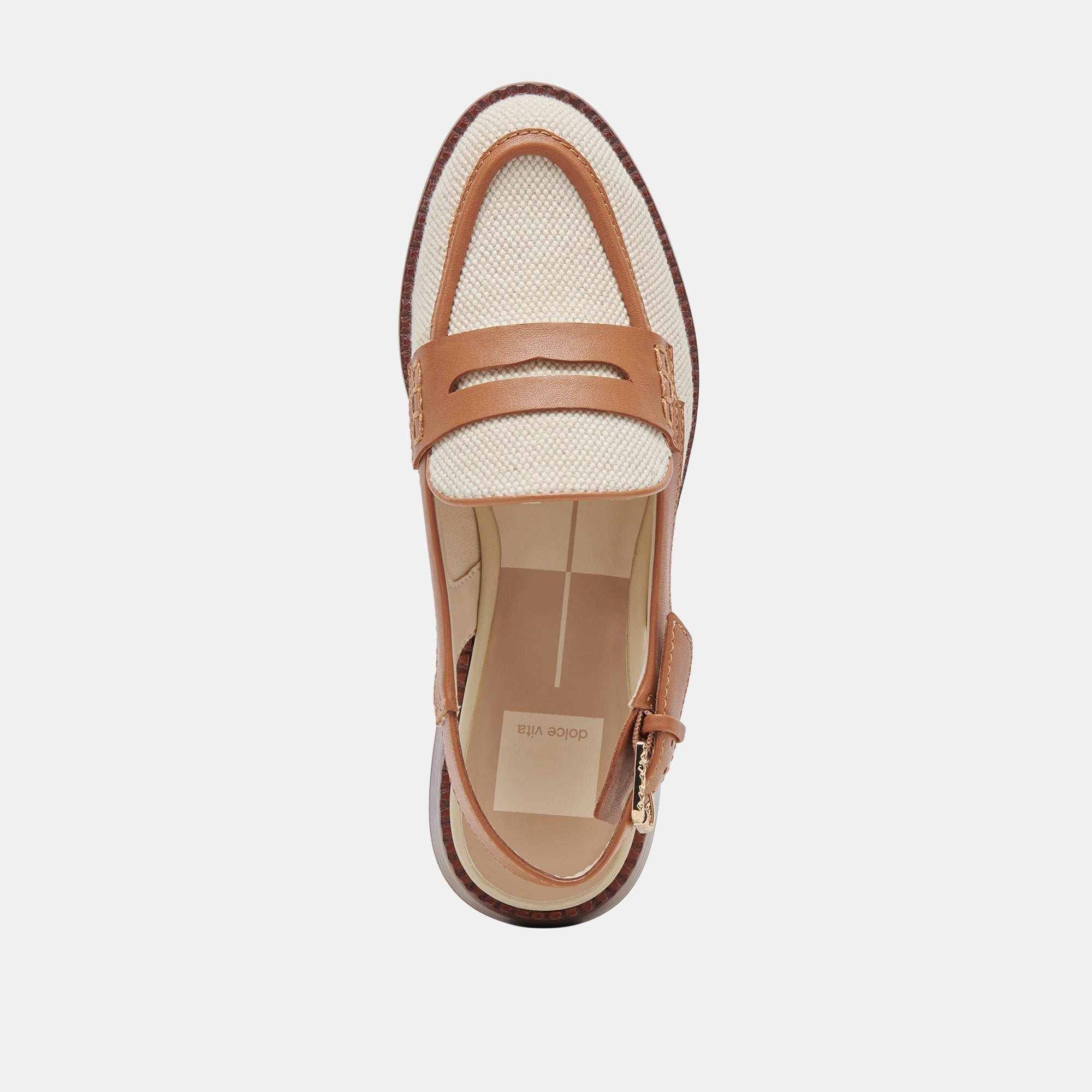 HARDI LOAFERS TAN MULTI CANVAS - re:vita