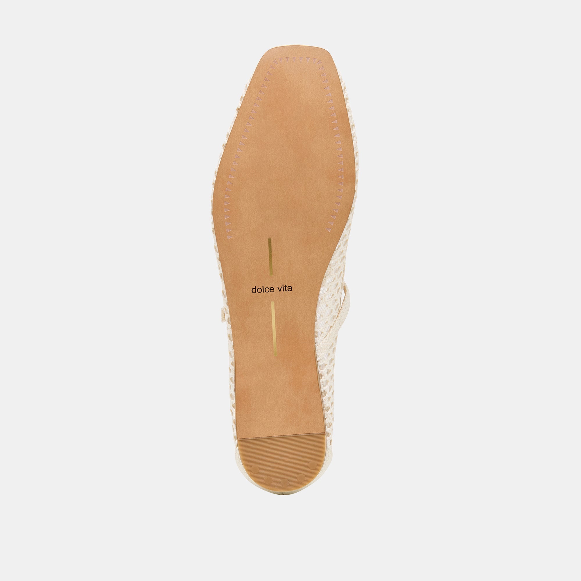REYES BALLET FLATS WHITE WOVEN RAFFIA