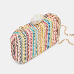 MILOS CLUTCH MULTI RAFFIA
