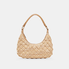 POSITANO SHOULDER BAG NATURAL RAFFIA