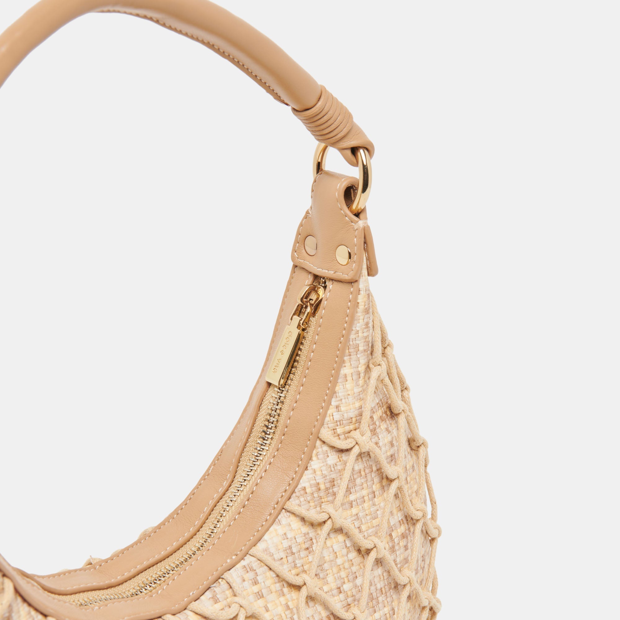 POSITANO SHOULDER BAG NATURAL RAFFIA
