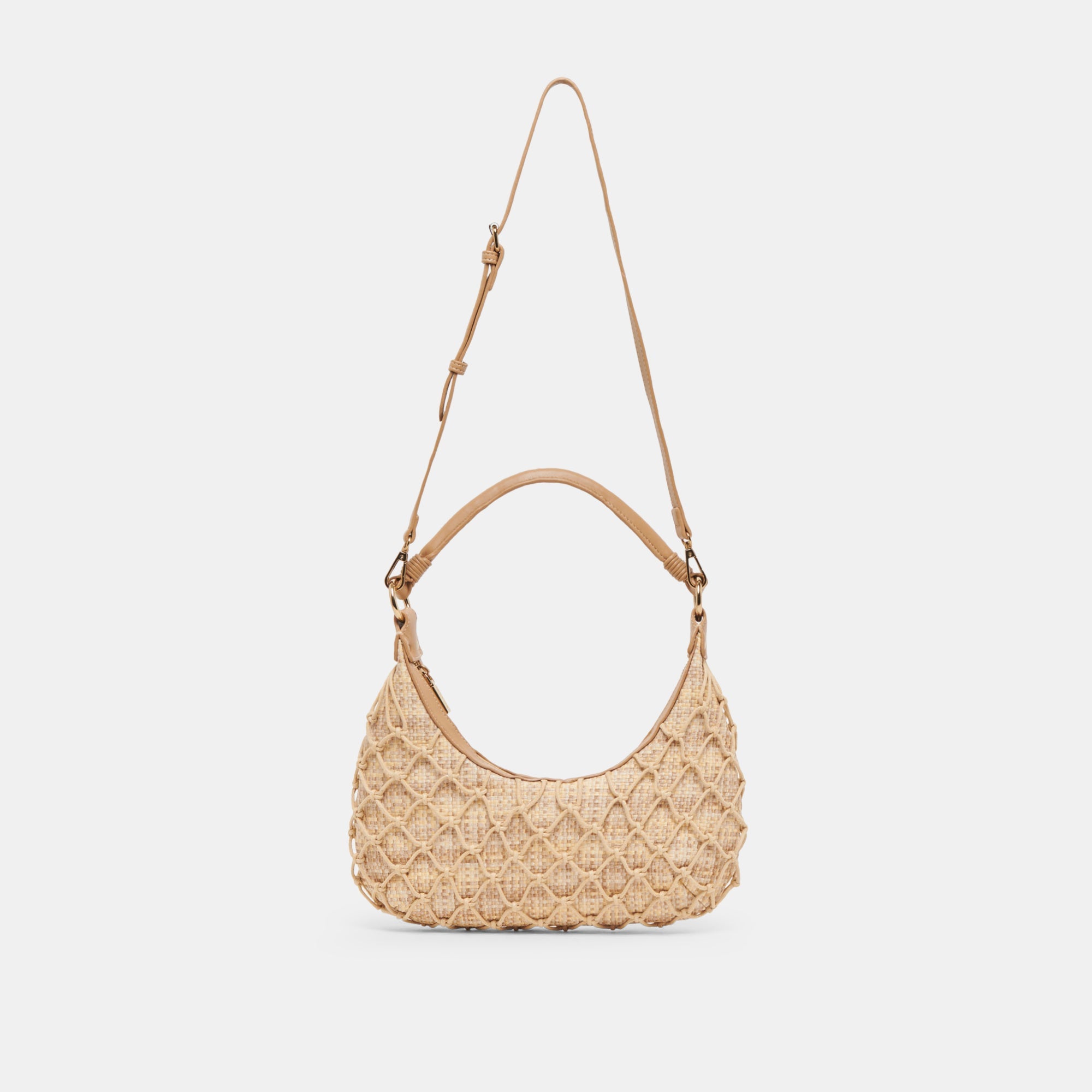 POSITANO SHOULDER BAG NATURAL RAFFIA