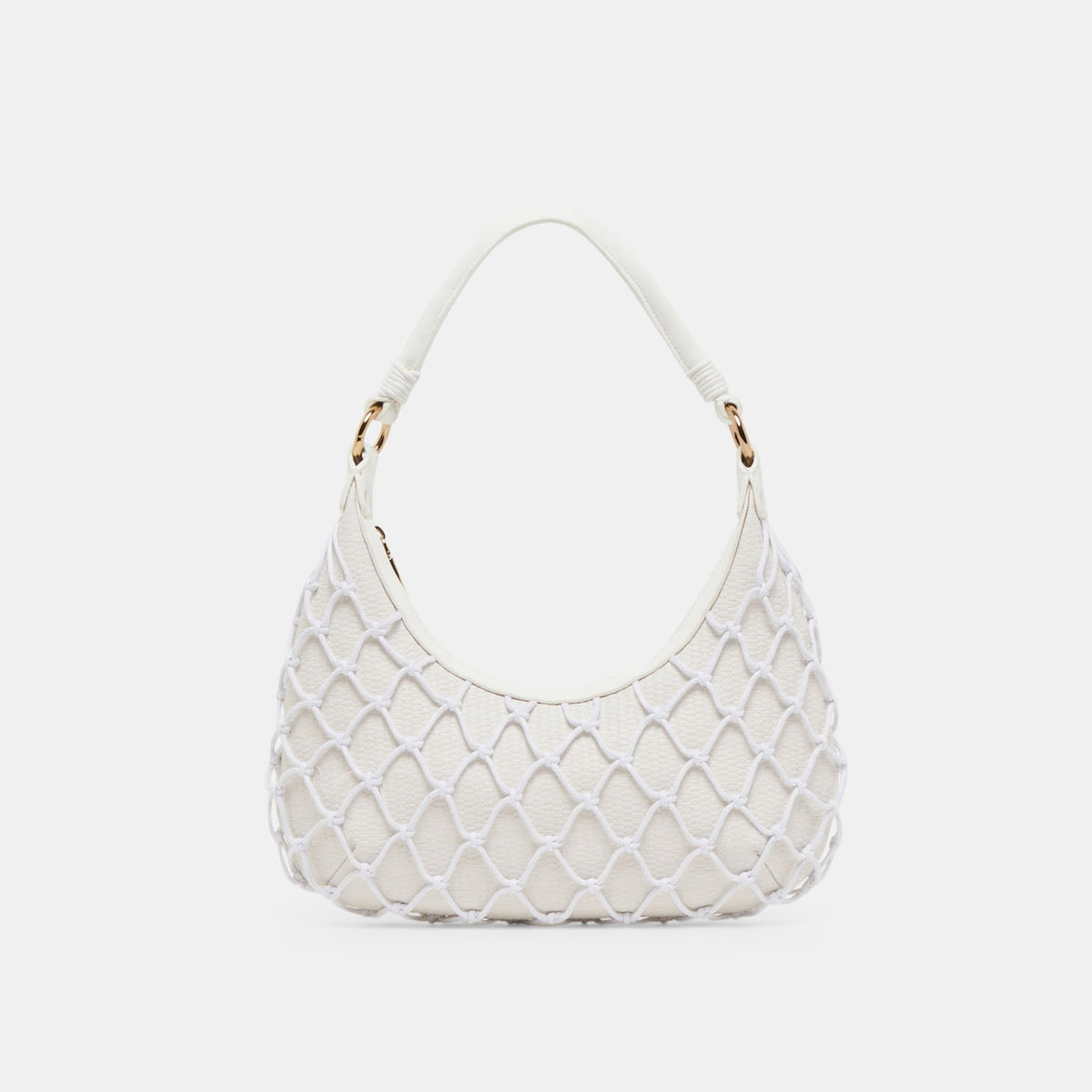 POSITANO SHOULDER BAG WHITE RAFFIA