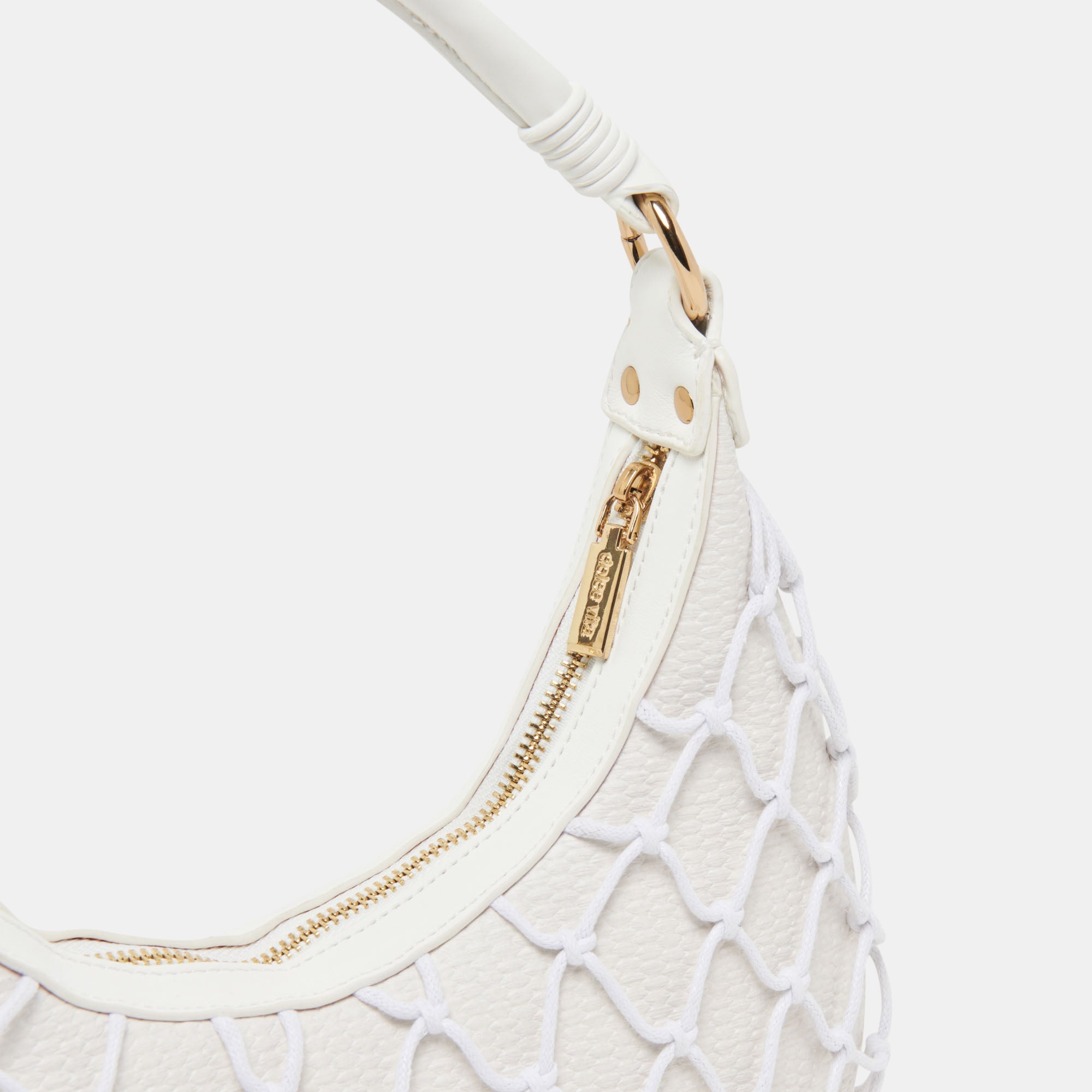 POSITANO SHOULDER BAG WHITE RAFFIA