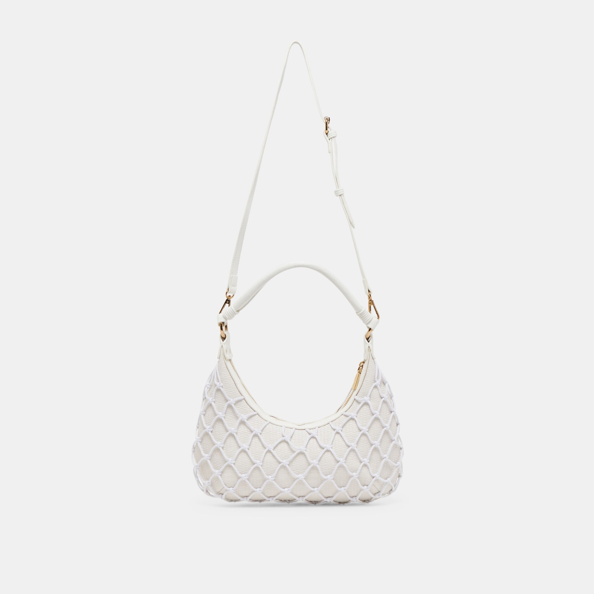 POSITANO SHOULDER BAG WHITE RAFFIA