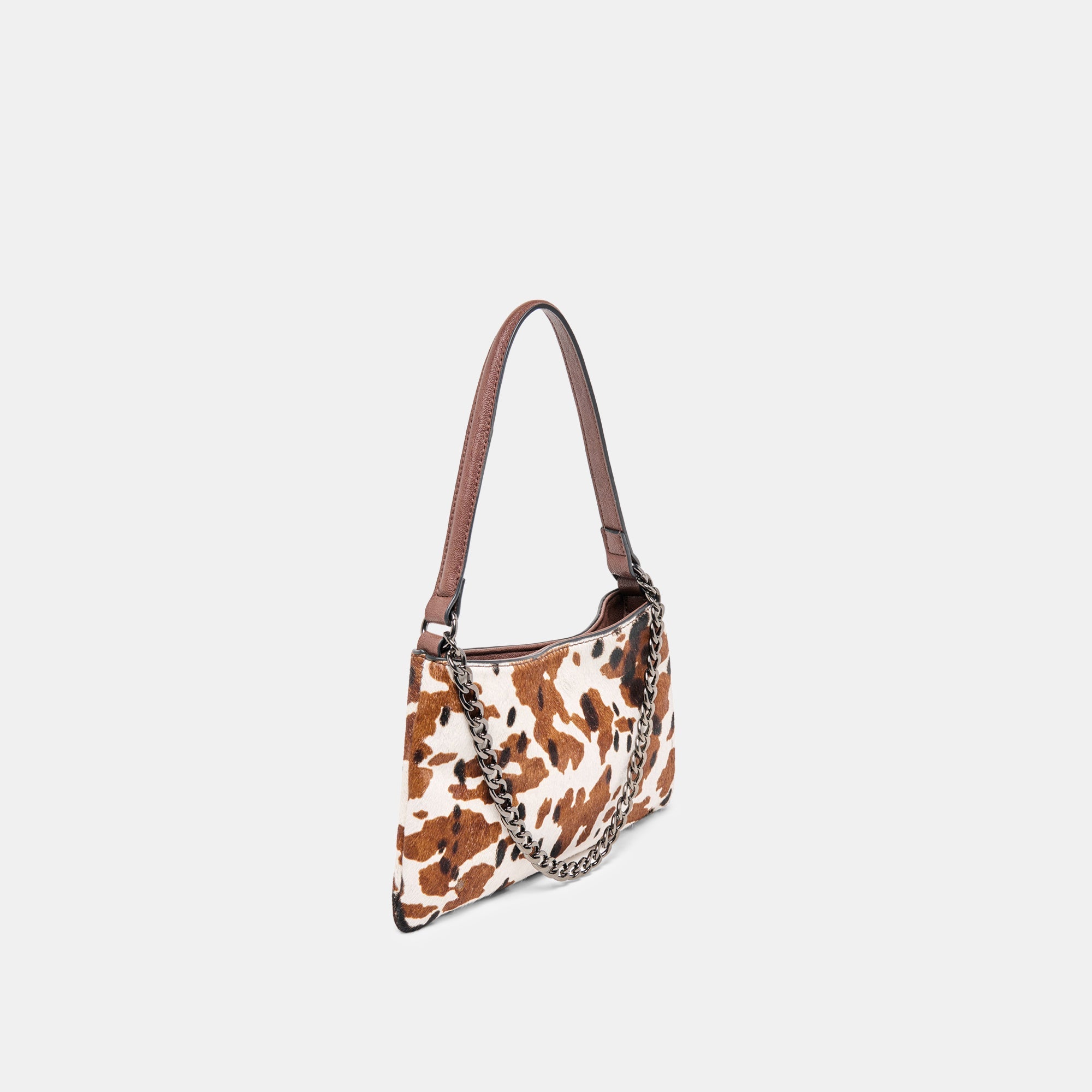JAGGER SHOULDER BAG COCOA CALF HAIR