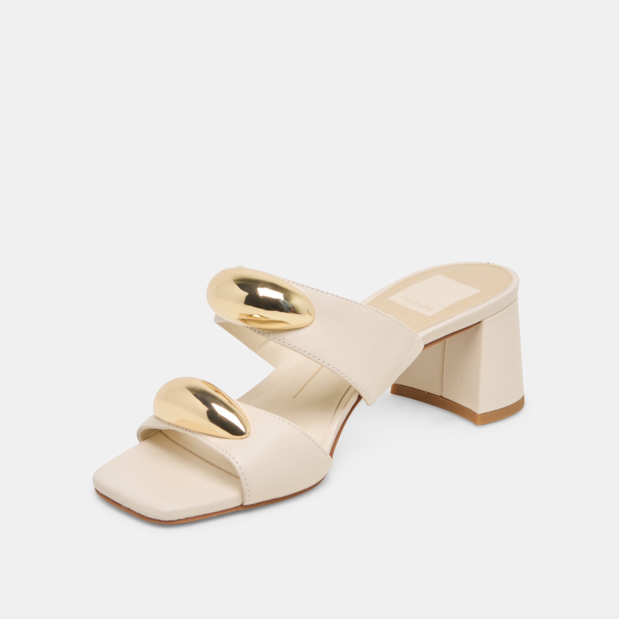 BARNET HEELS BONE LEATHER