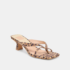 BREVEL HEELS DK LEOPARD PRINTED SUEDE