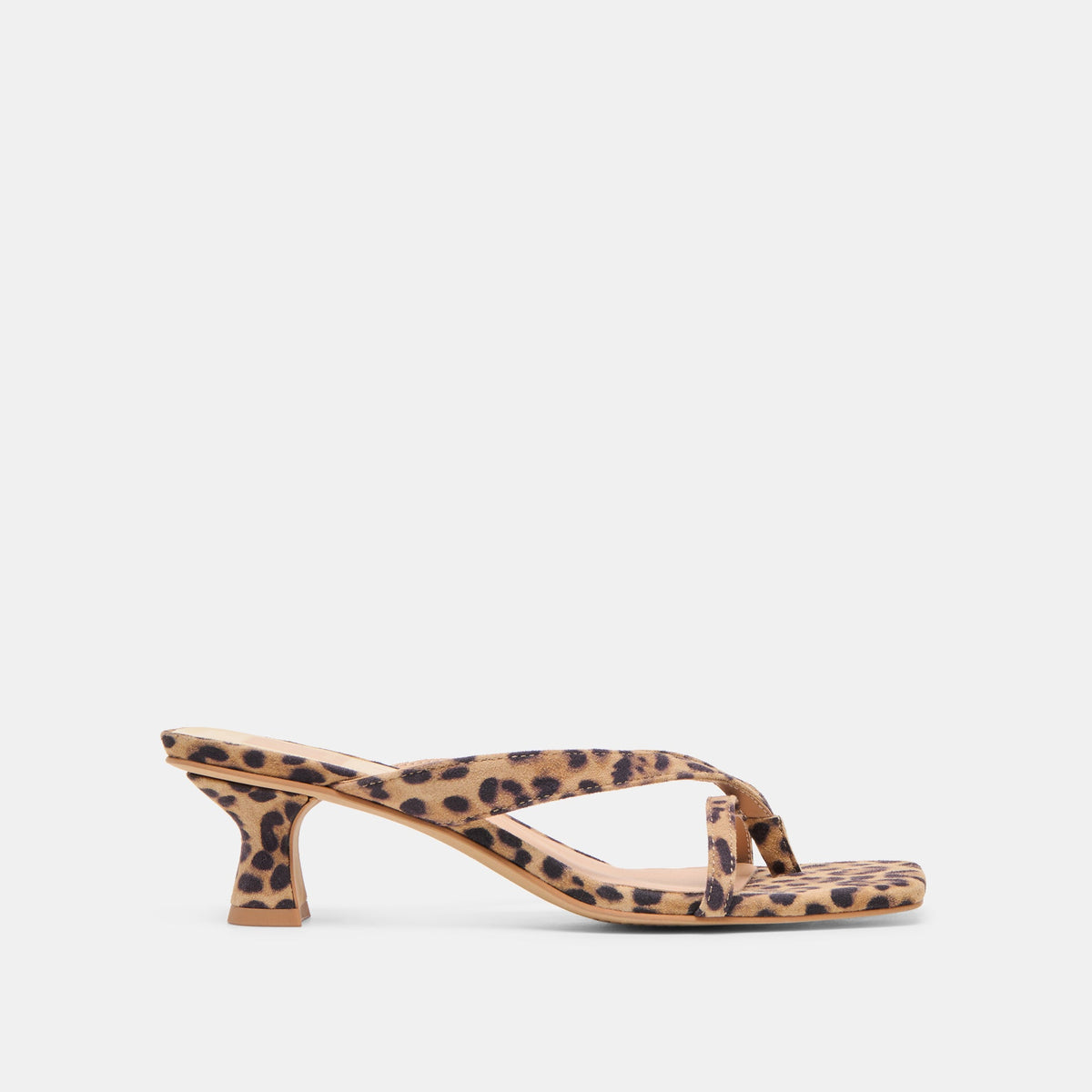 BREVEL HEELS DK LEOPARD PRINTED SUEDE