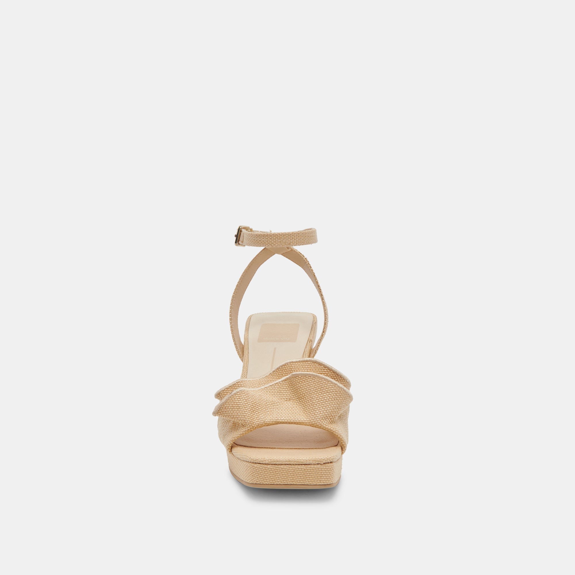 CHEER HEELS LT NATURAL RAFFIA - re:vita