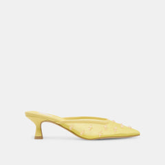 CLARA HEELS LEMON MESH