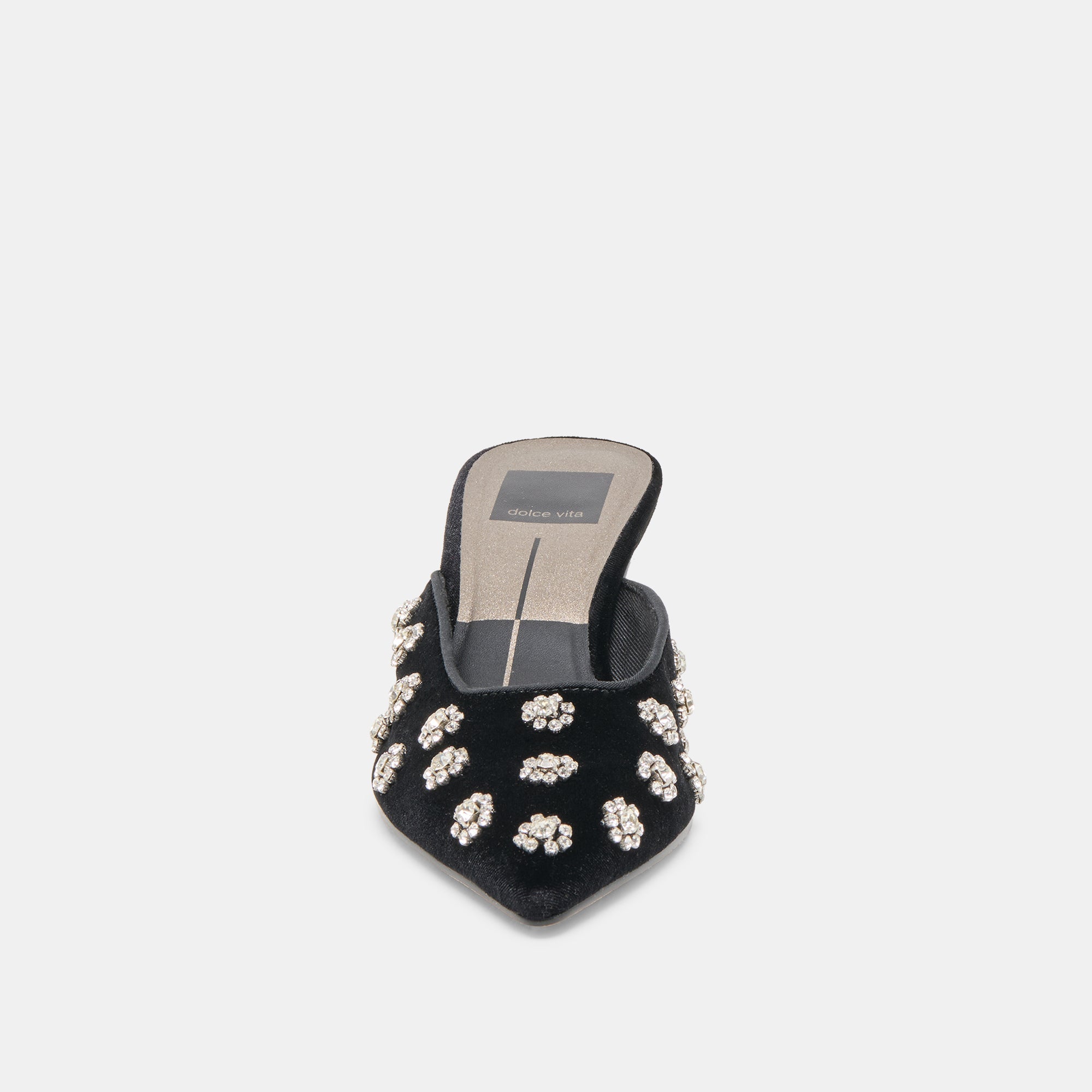 CLARA HEELS NERO VELVET