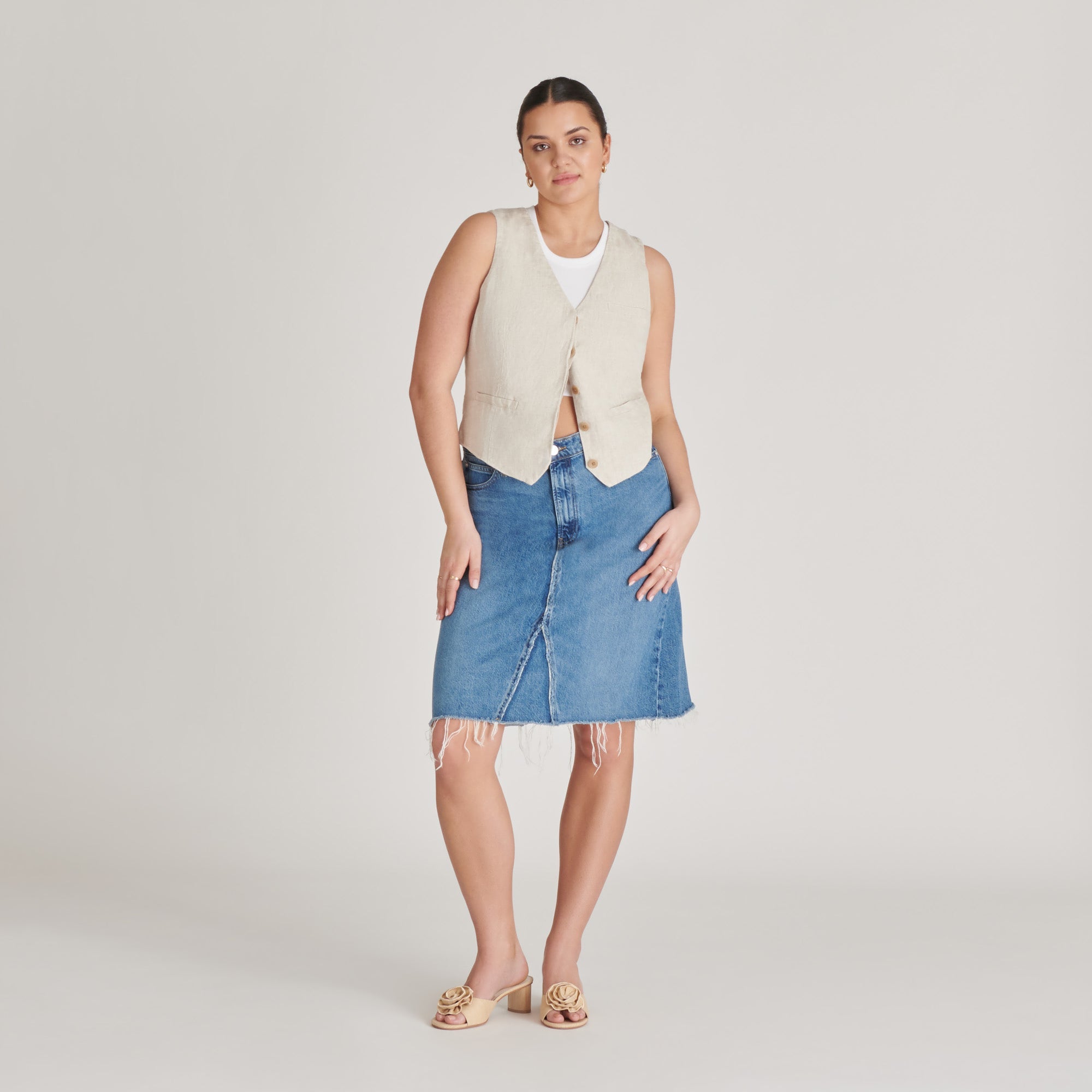 DARLY HEELS NATURAL RAFFIA