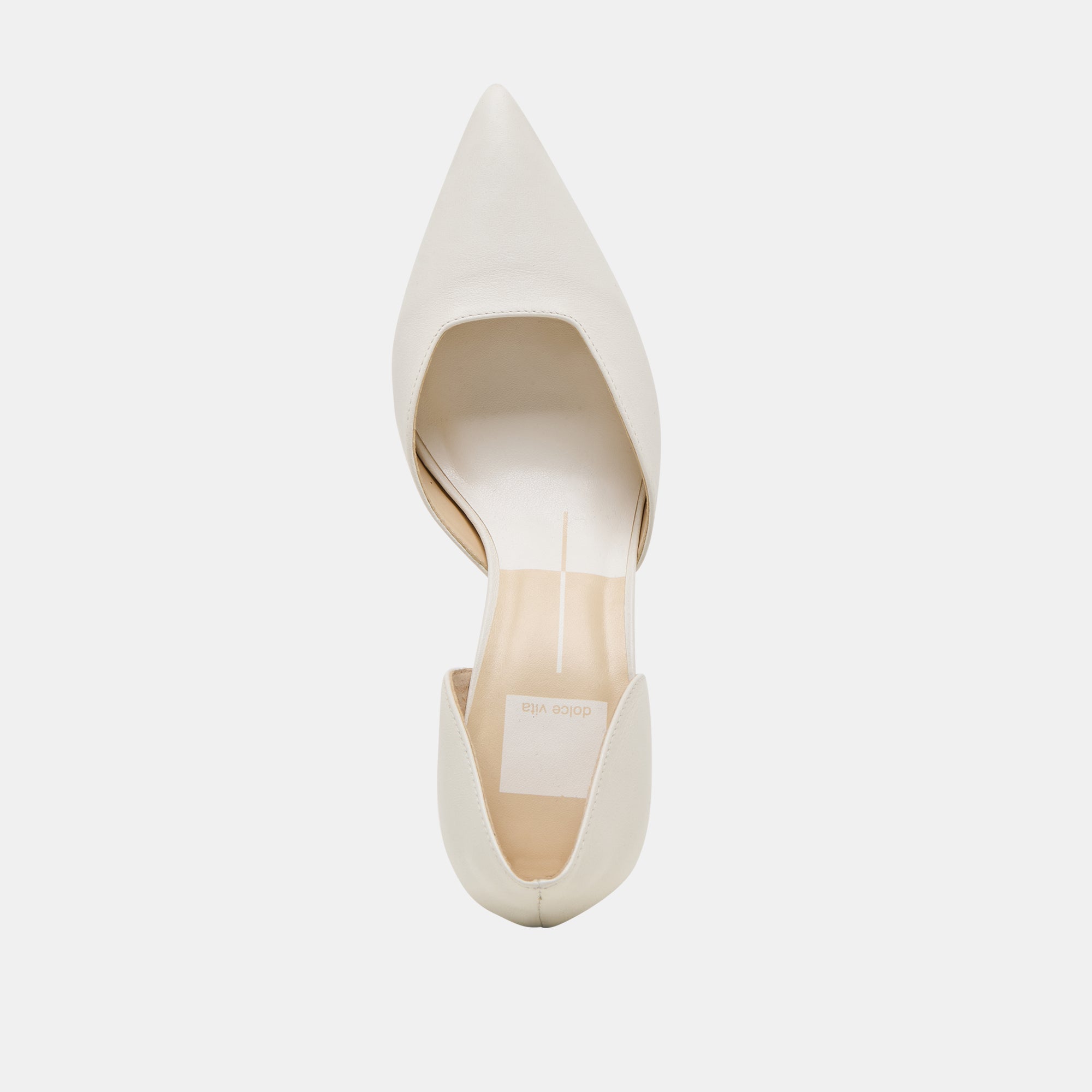 ELOY HEELS WHITE LEATHER