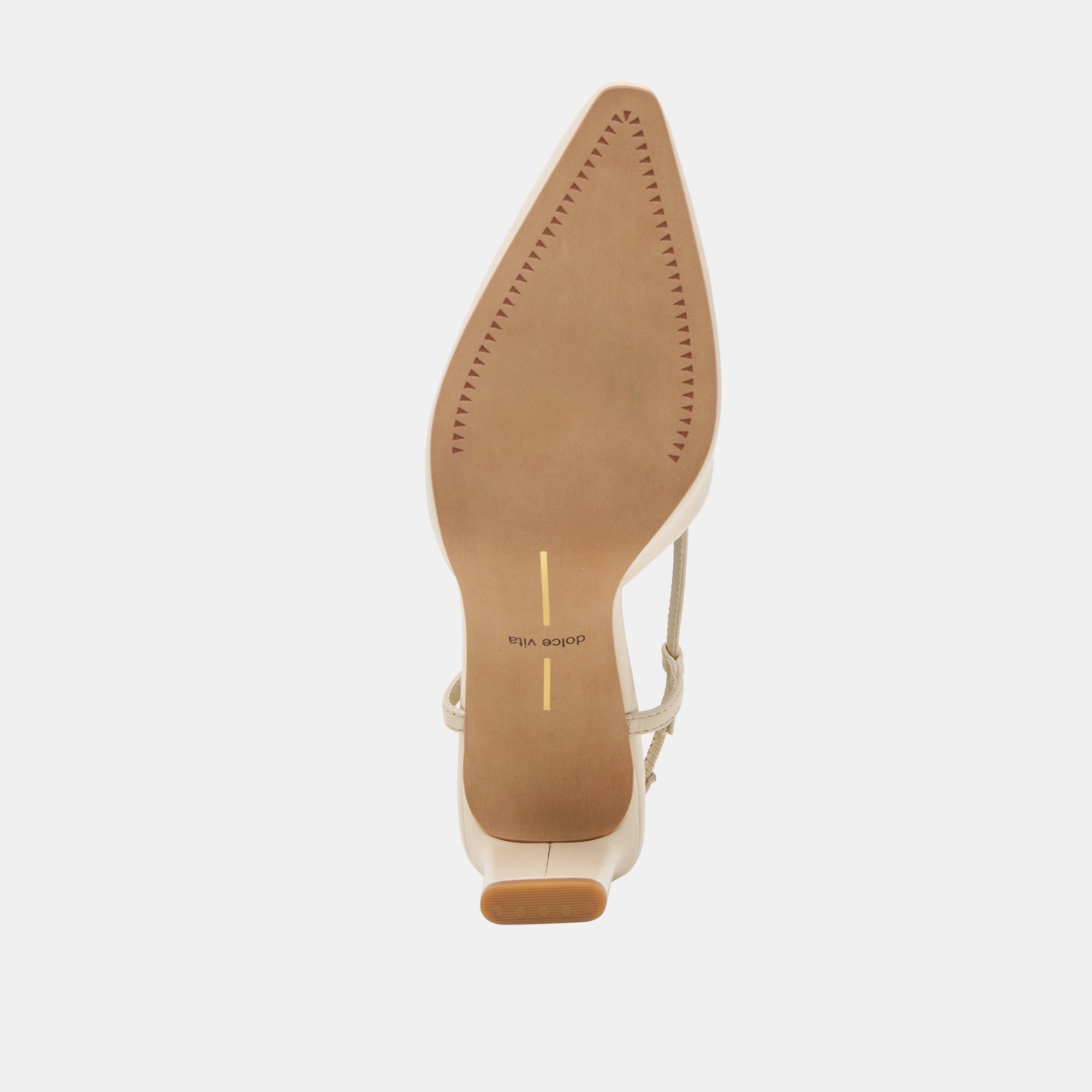 GINAY HEELS BONE LEATHER