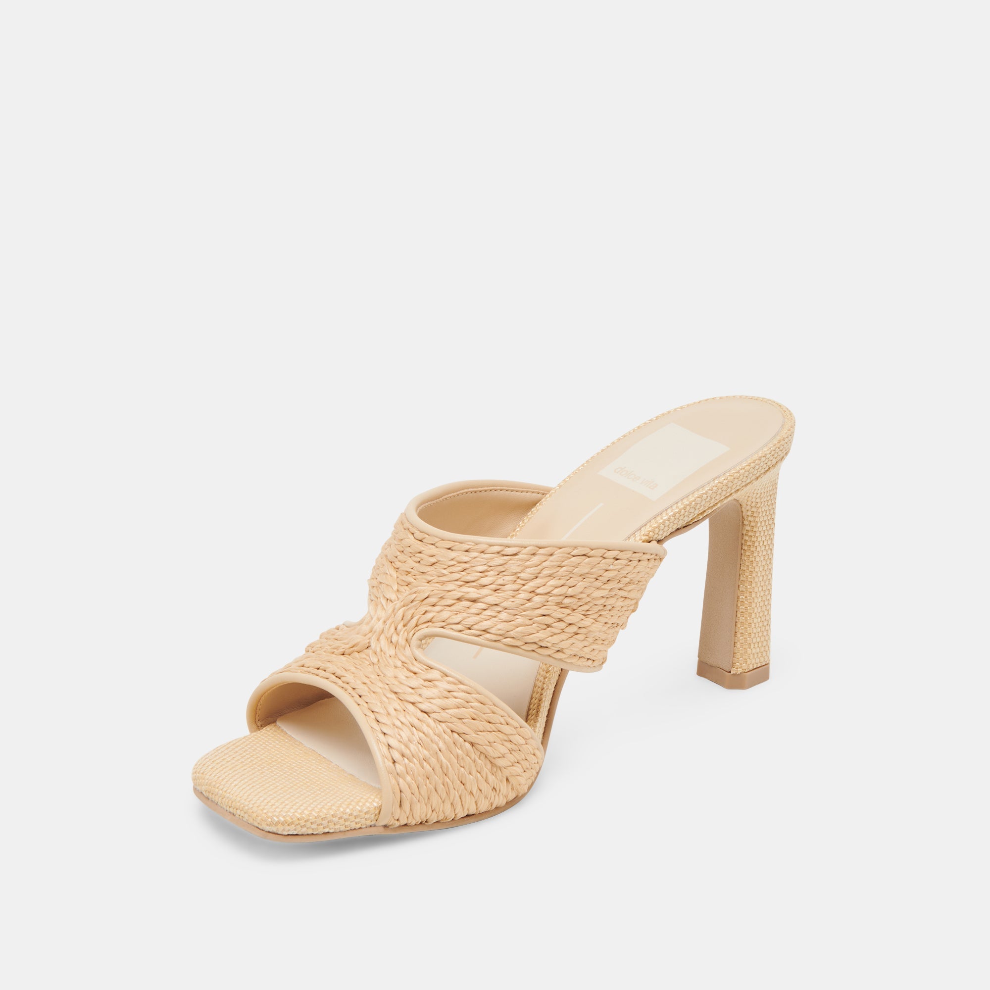 GITEL HEELS LT NATURAL RAFFIA