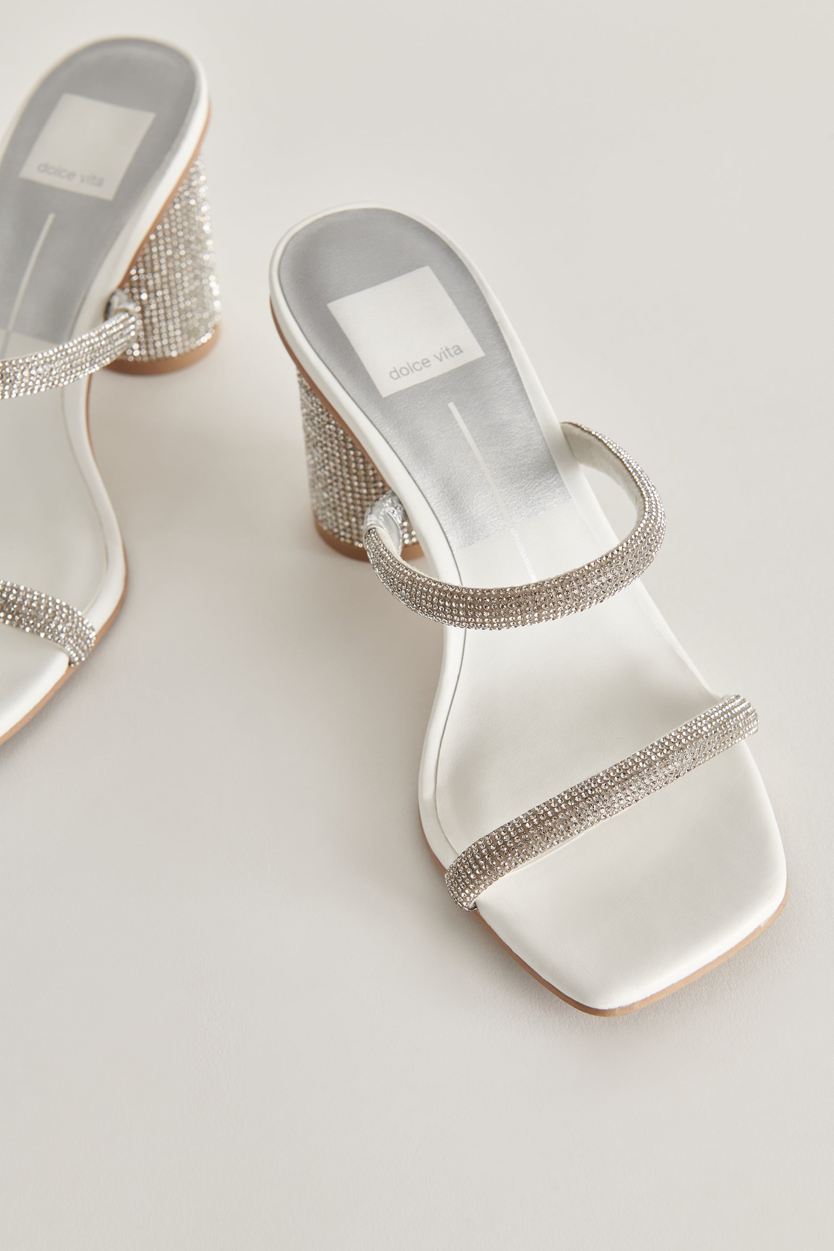 NOLES RHINESTONE HEELS CRYSTAL RHINESTONE - re:vita