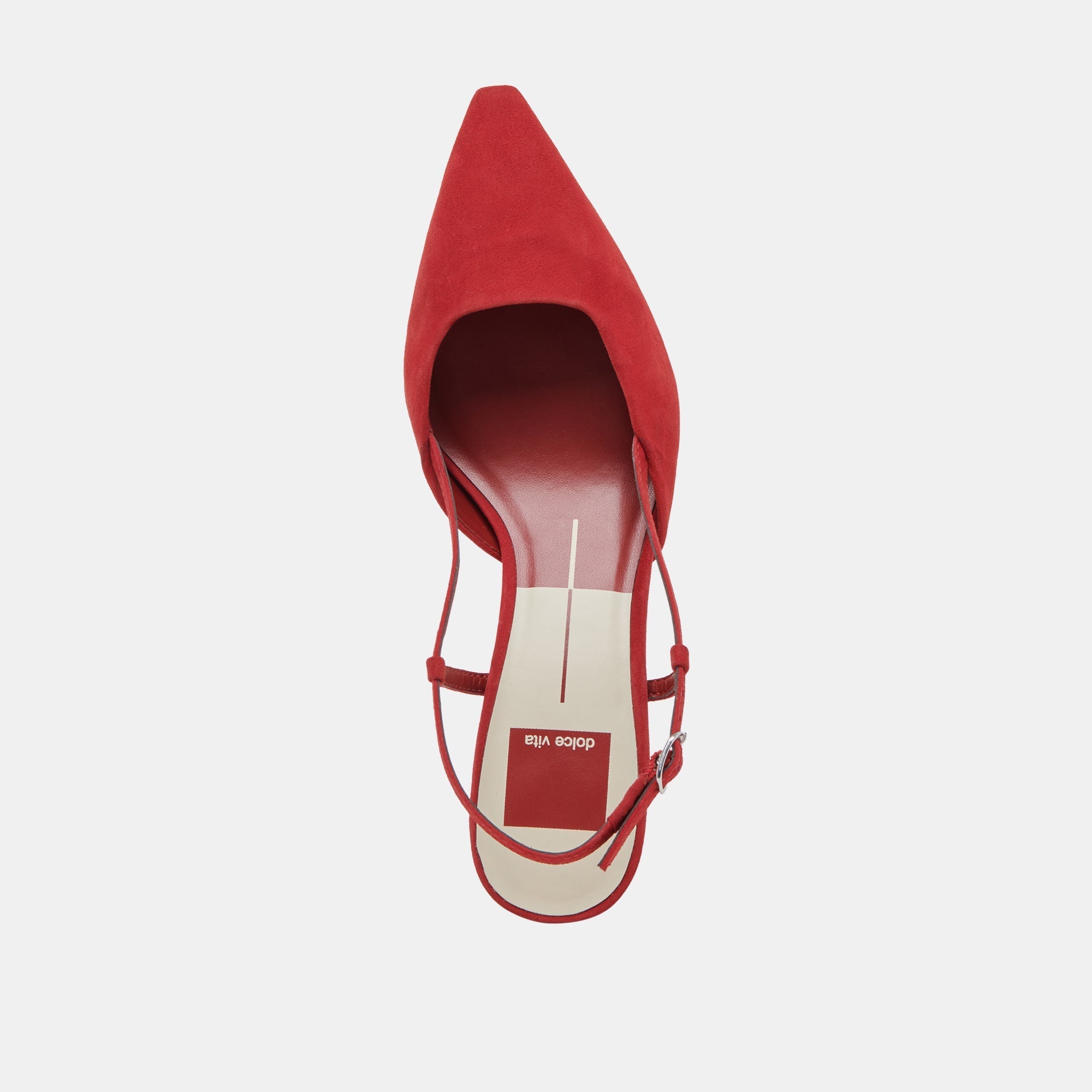 ODELA HEELS CRIMSON SUEDE - re:vita