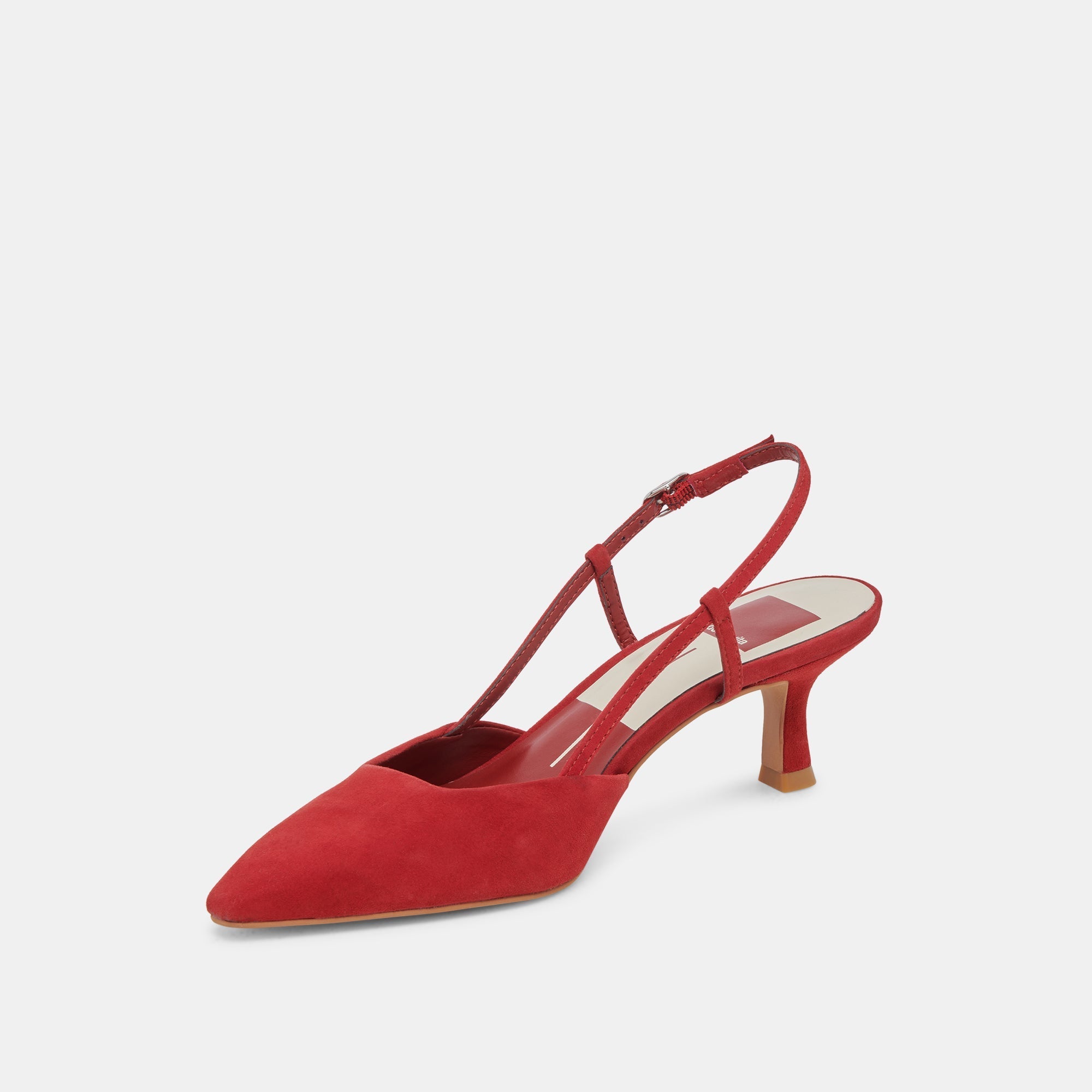ODELA HEELS CRIMSON SUEDE - re:vita