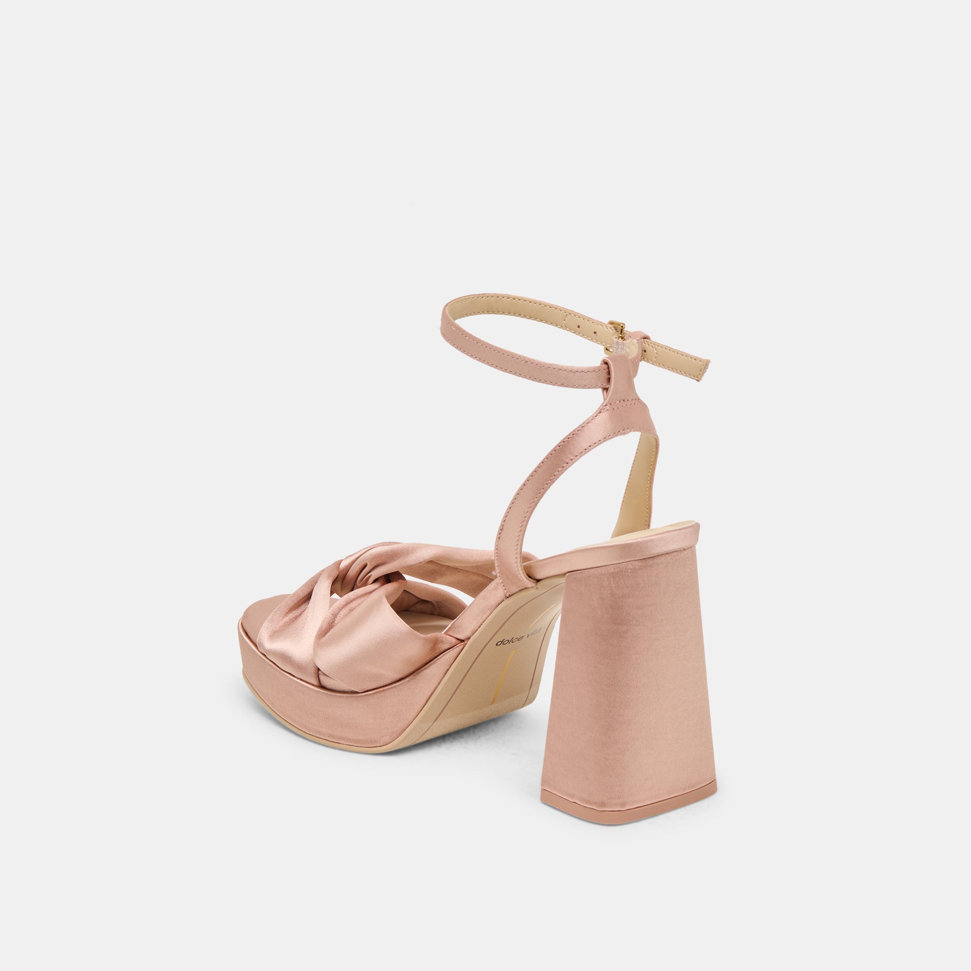PARLO HEELS BLUSH SATIN