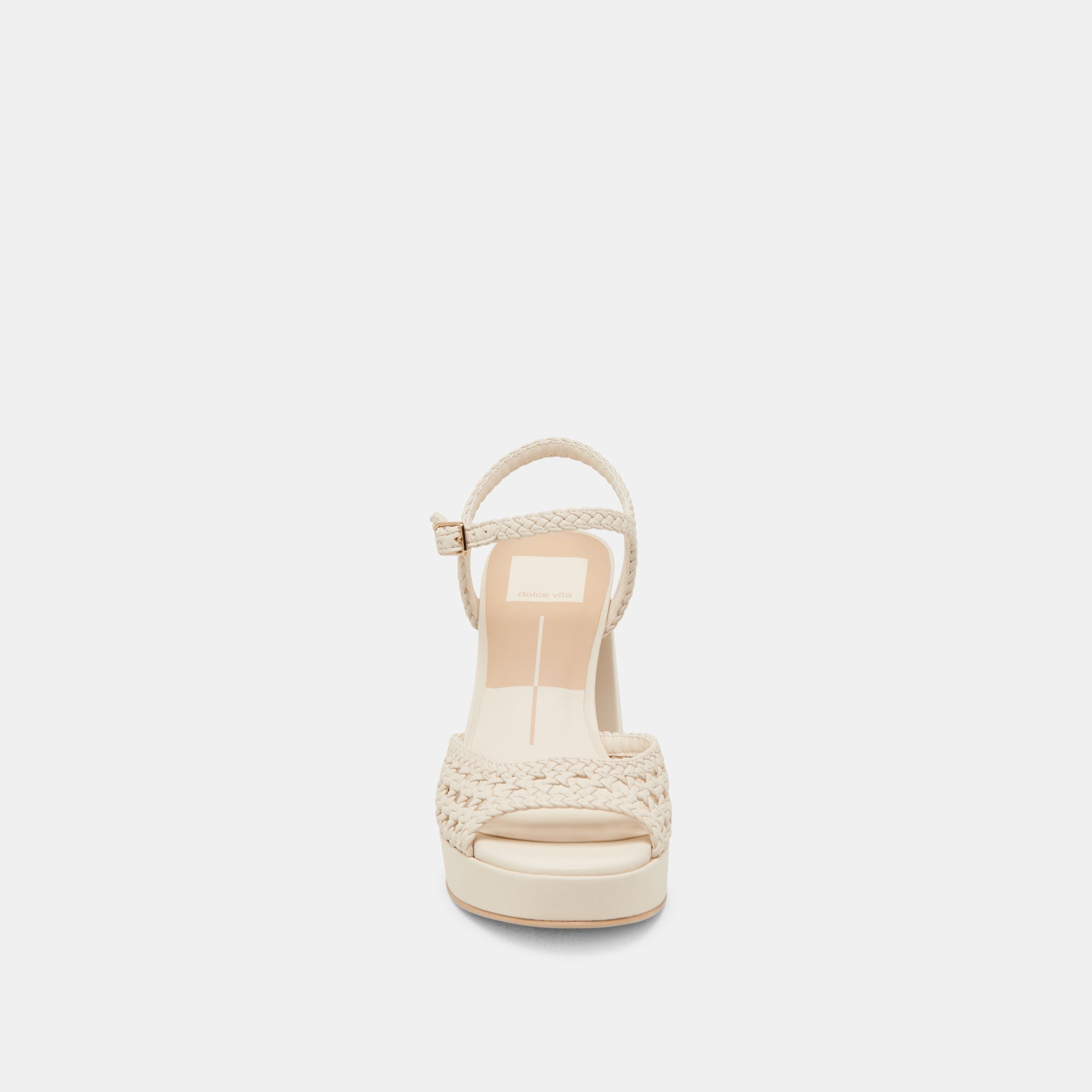 PEYTEN HEELS CREME WOVEN STELLA