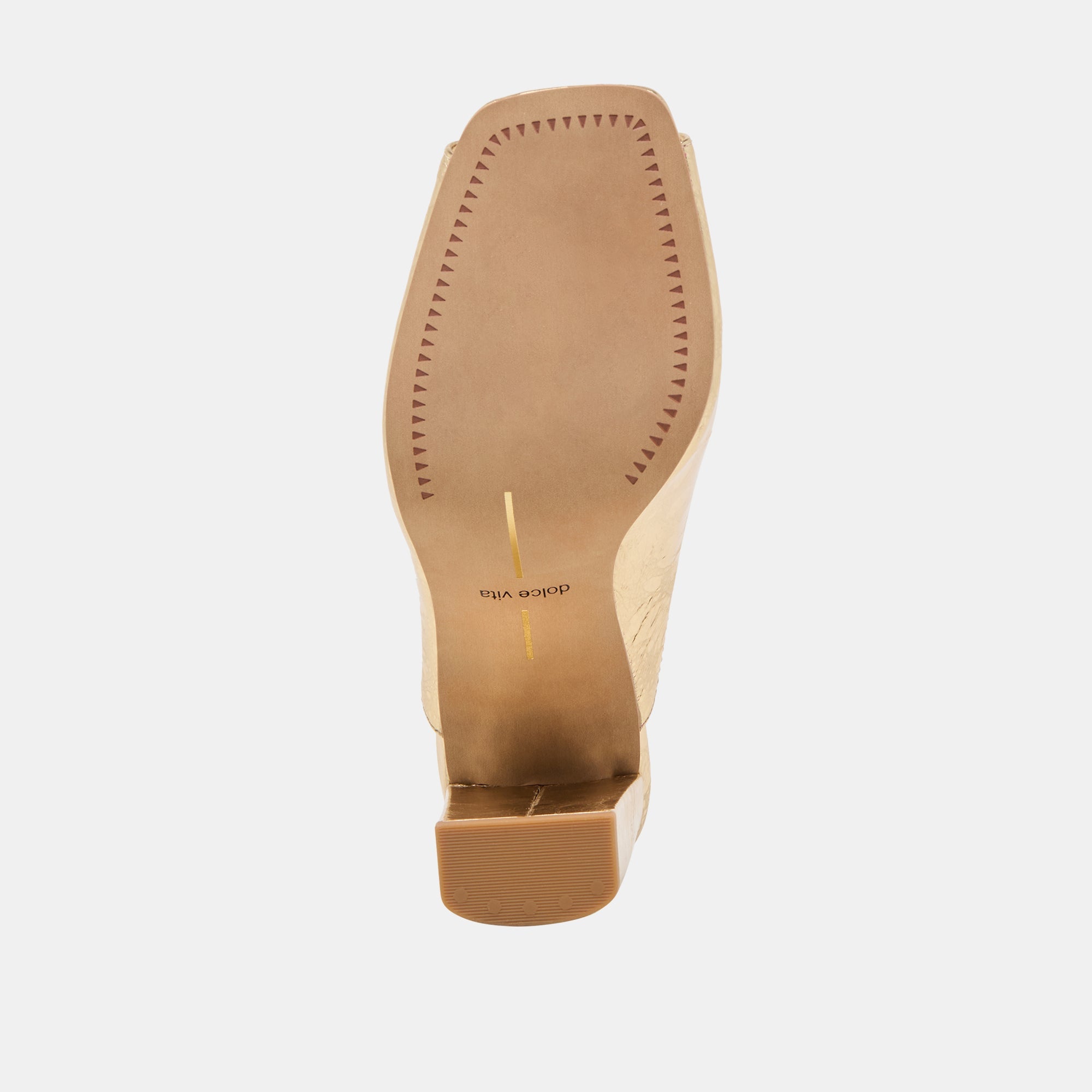 SABELA HEELS GOLD DISTRESSED LEATHER