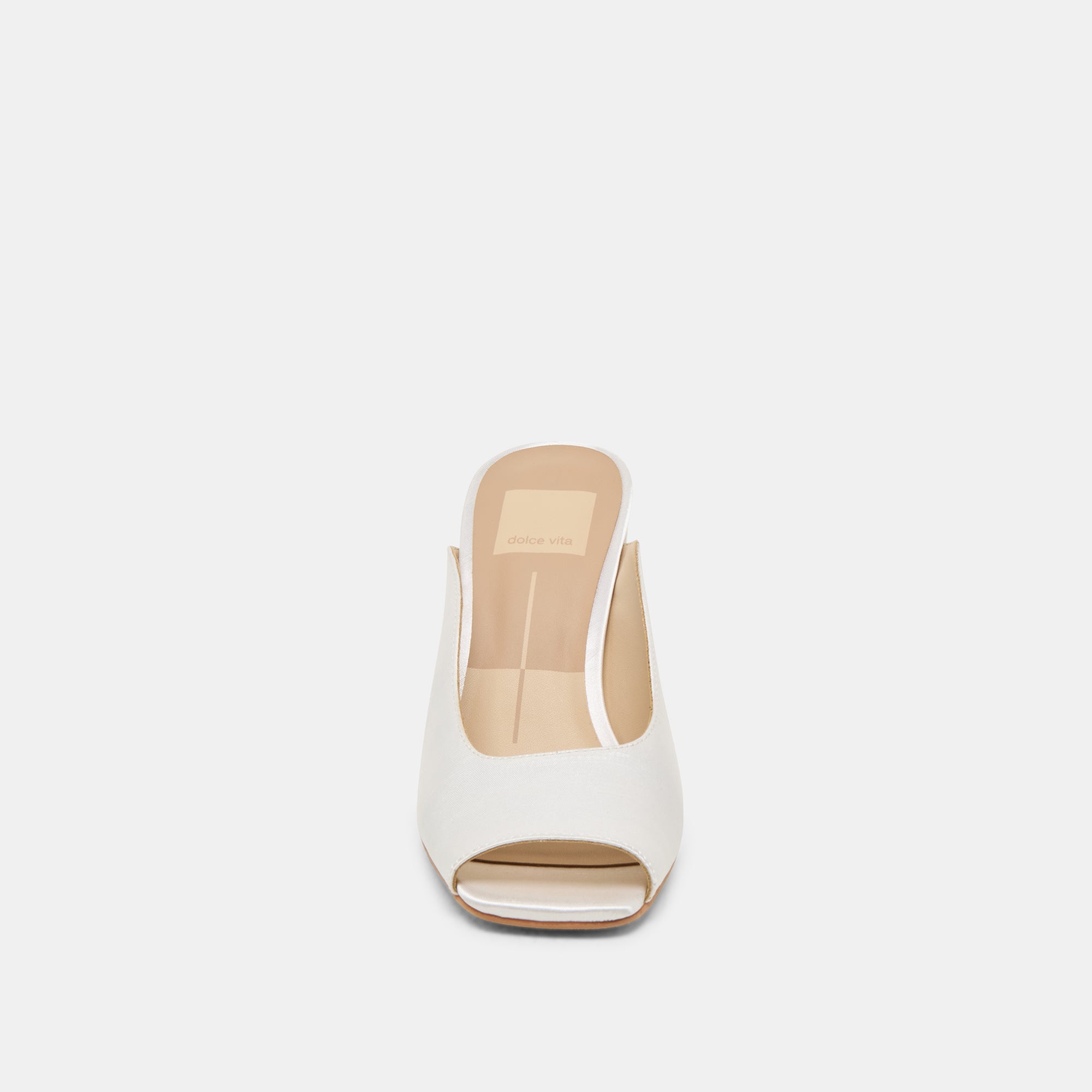 SABELA HEELS OFF WHITE SATIN