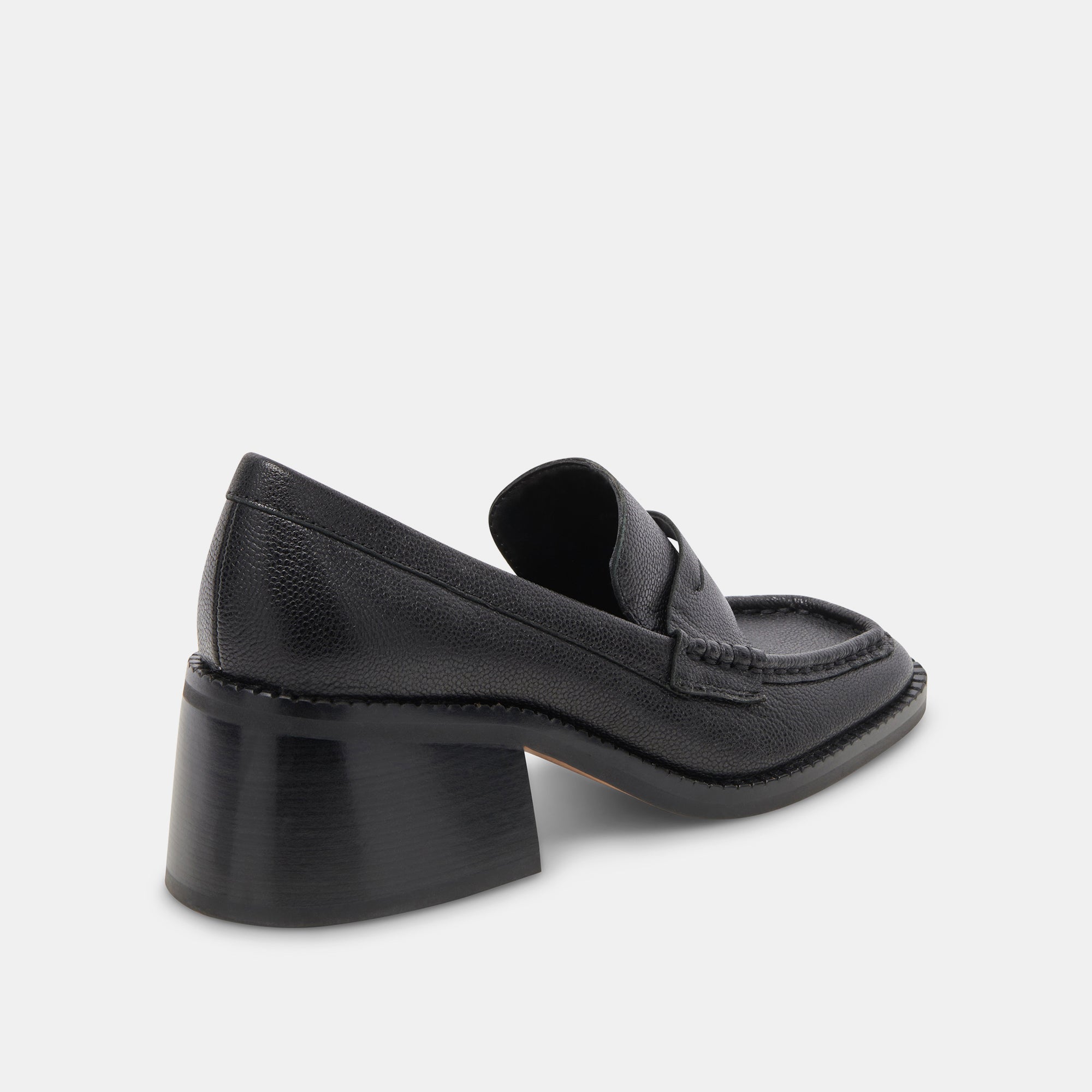 TALIE LOAFERS ONYX EMBOSSED LEATHER - re:vita