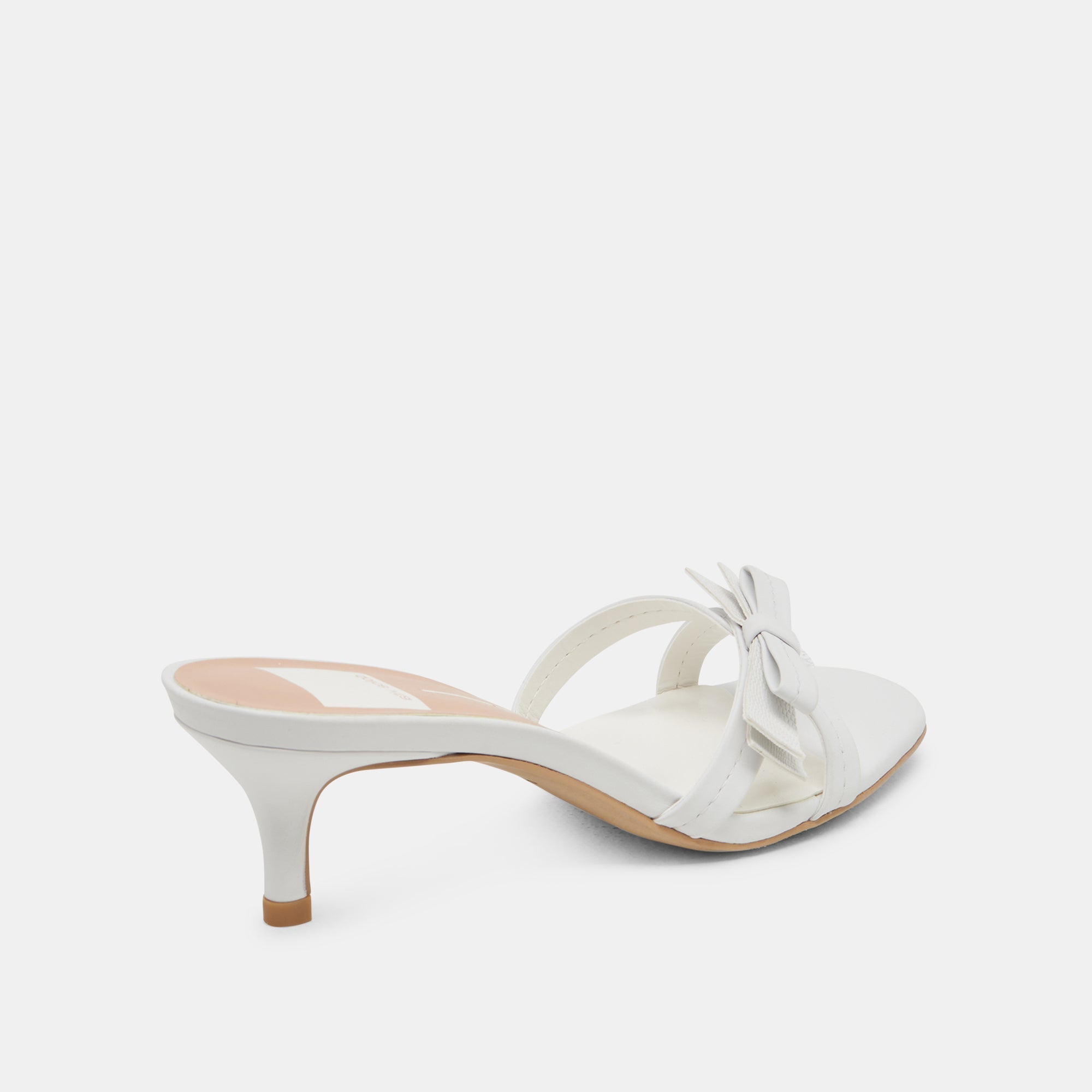 TERISA HEELS TRUE WHITE LEATHER